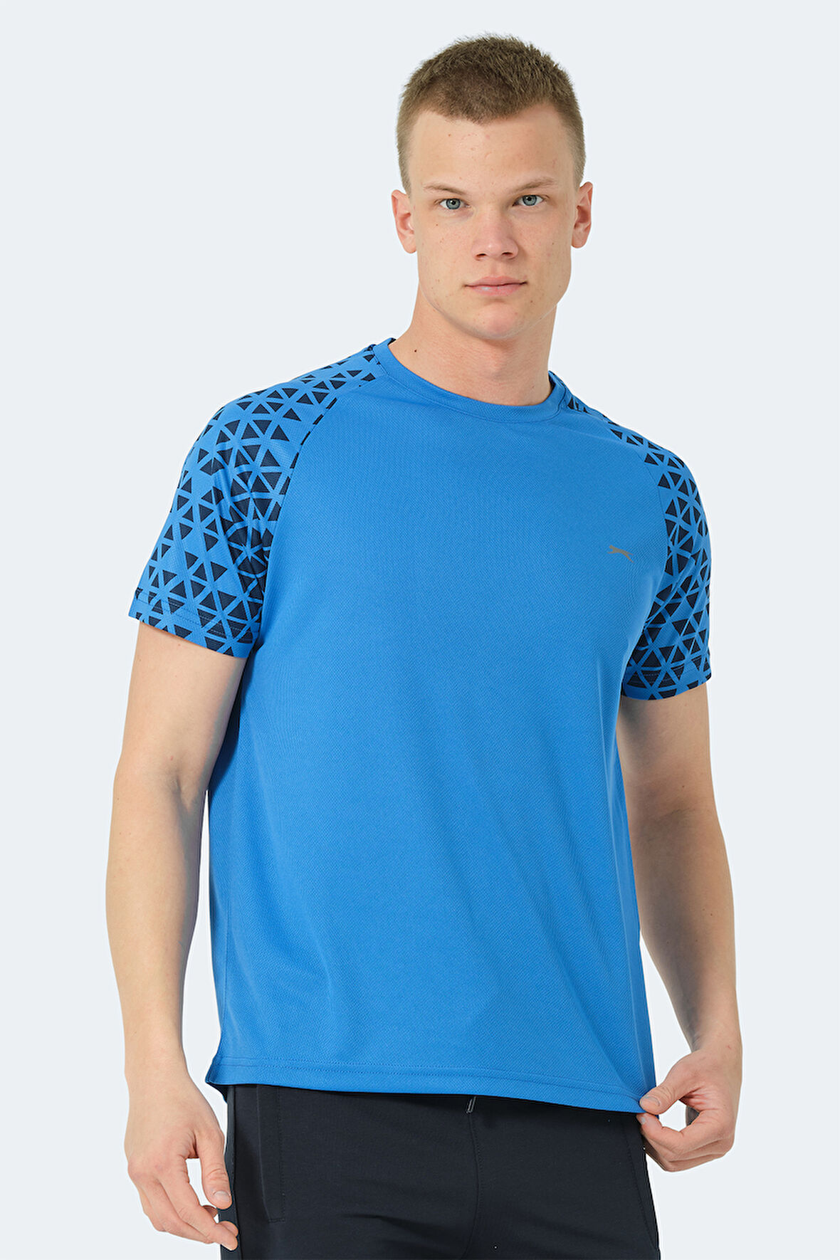 Slazenger RANKA IN Erkek  Saks Mavi Tişört