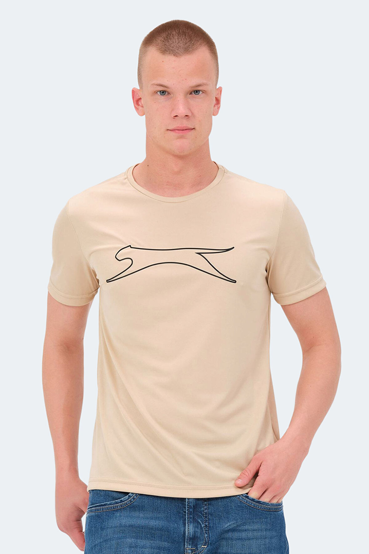Slazenger NELLE IN Erkek  Bej Tişört