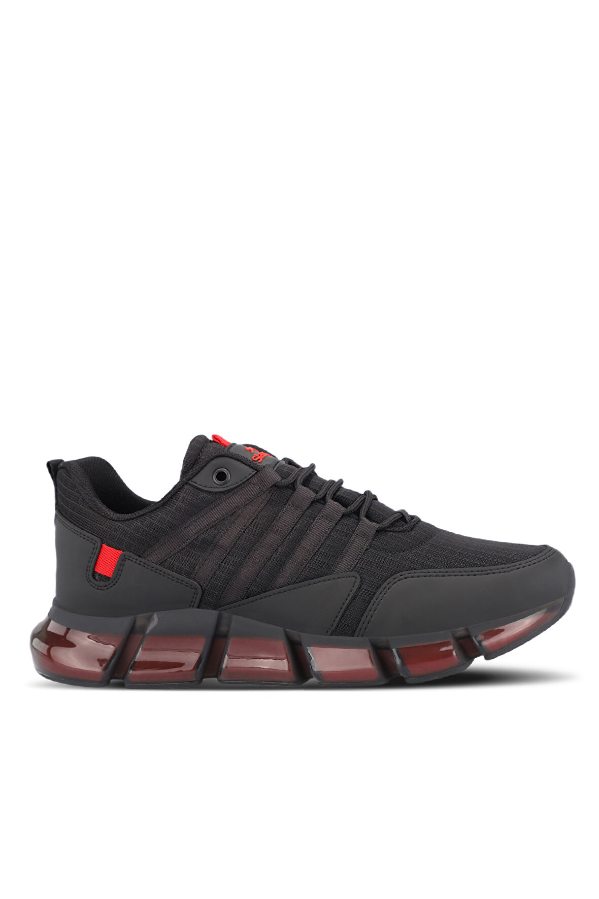 Slazenger ZEPH Erkek Sneaker Ayakkabı Siyah / Kırmızı