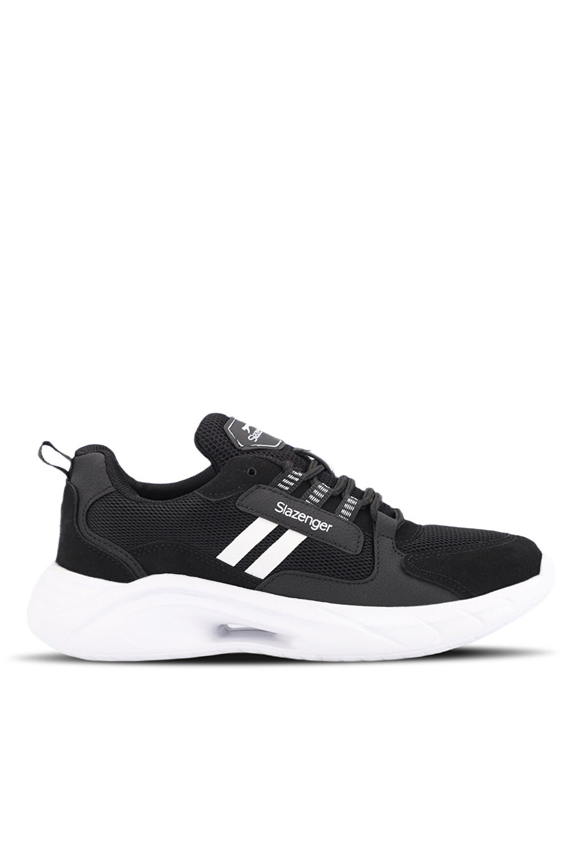 Slazenger MAKEDA IN Erkek Sneaker Ayakkabı Siyah / Beyaz