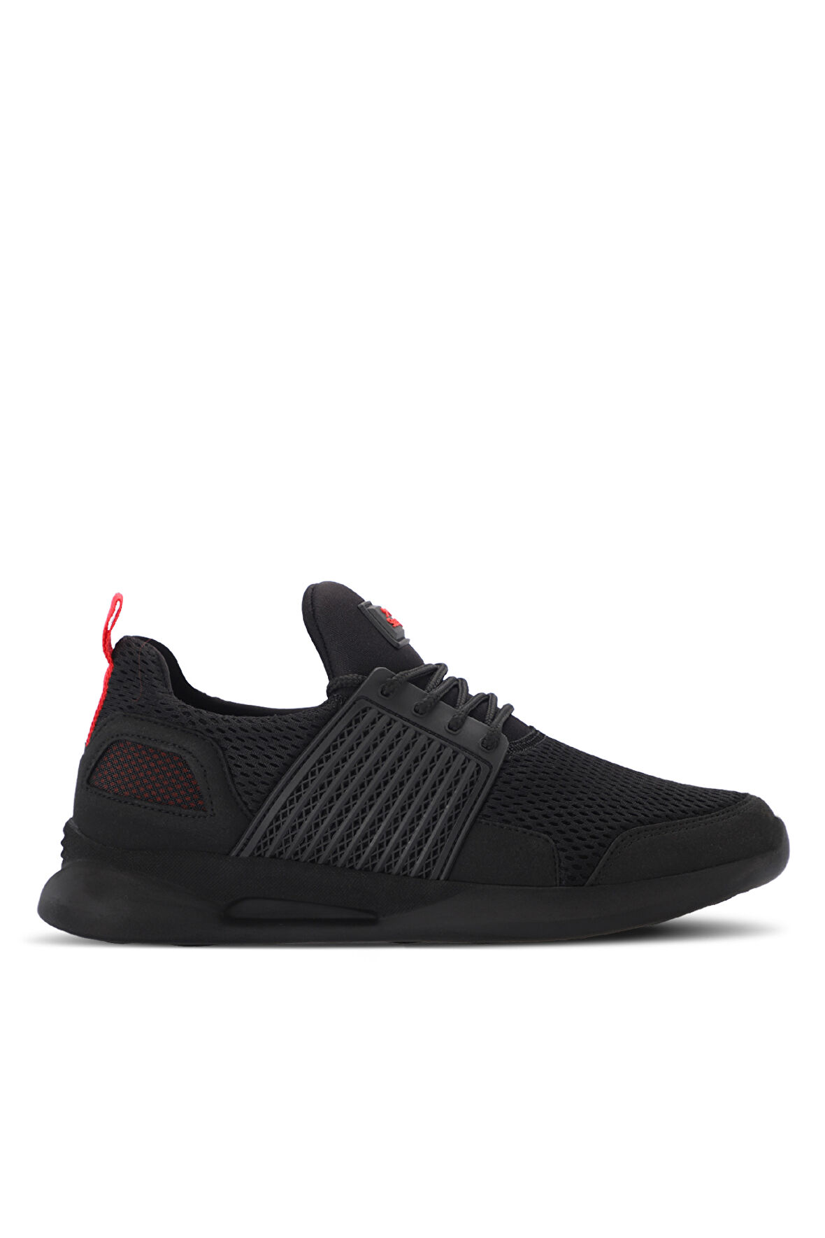 Slazenger TEND I Erkek Sneaker Ayakkabı Siyah / Kırmızı