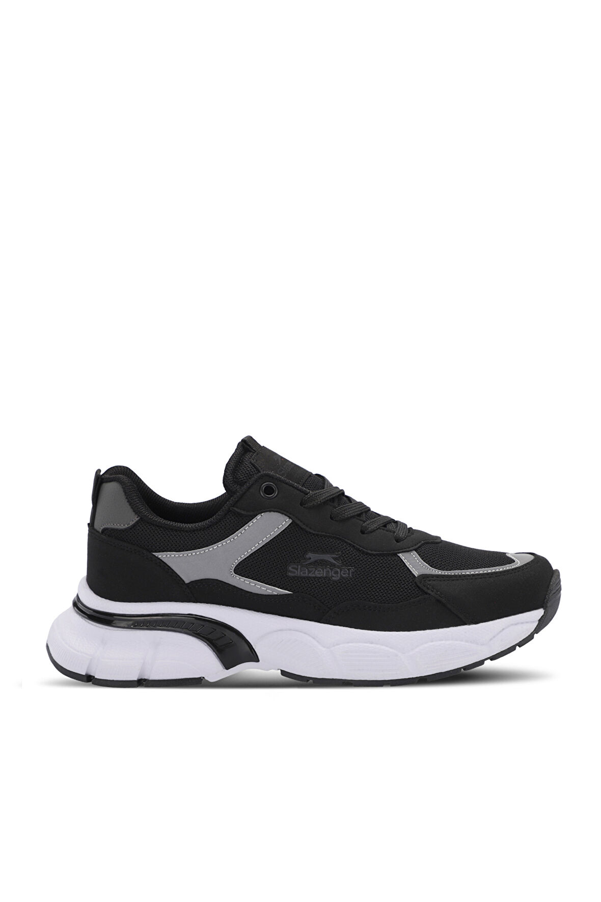 Slazenger ZOSIA Kadın Sneaker Ayakkabı Siyah / Koyu Gri