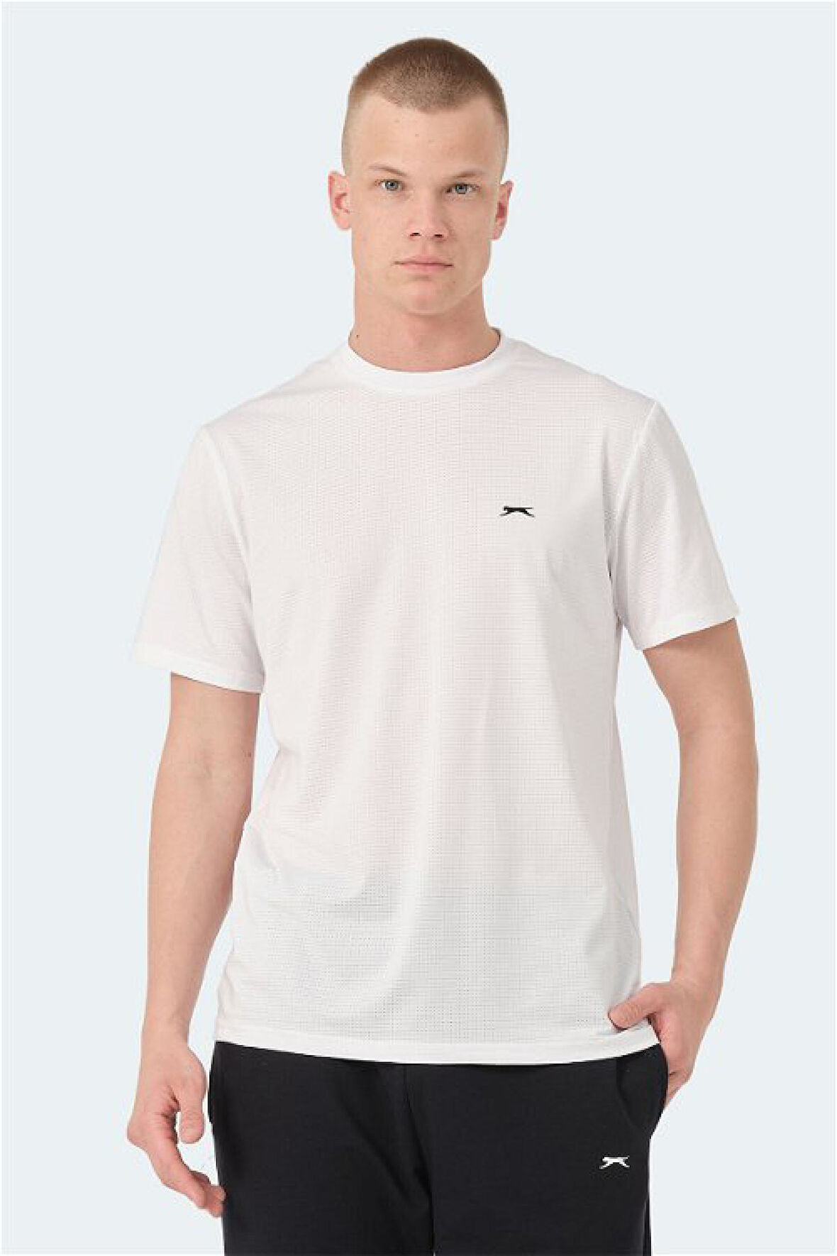 Slazenger OSWIN IN Erkek  Beyaz Tişört