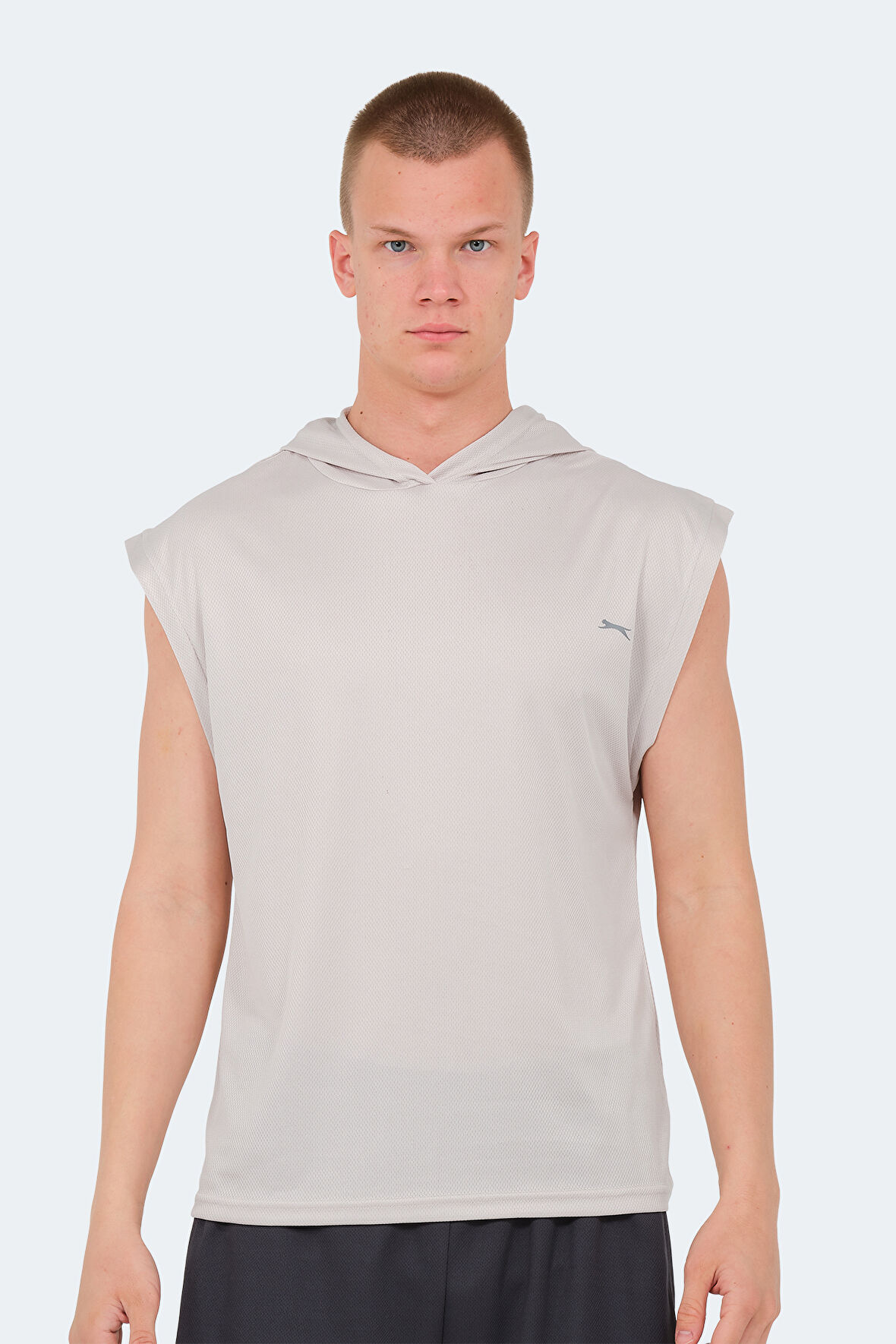 Slazenger ONDINA IN Erkek Kolsuz Bej Tişört