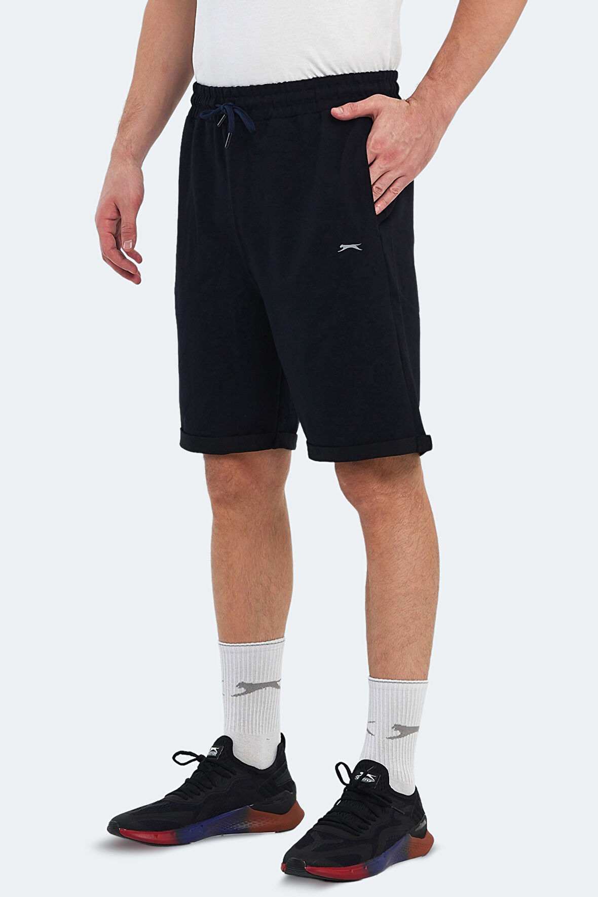 Slazenger KENINS IN Erkek Cepli Lacivert Şort