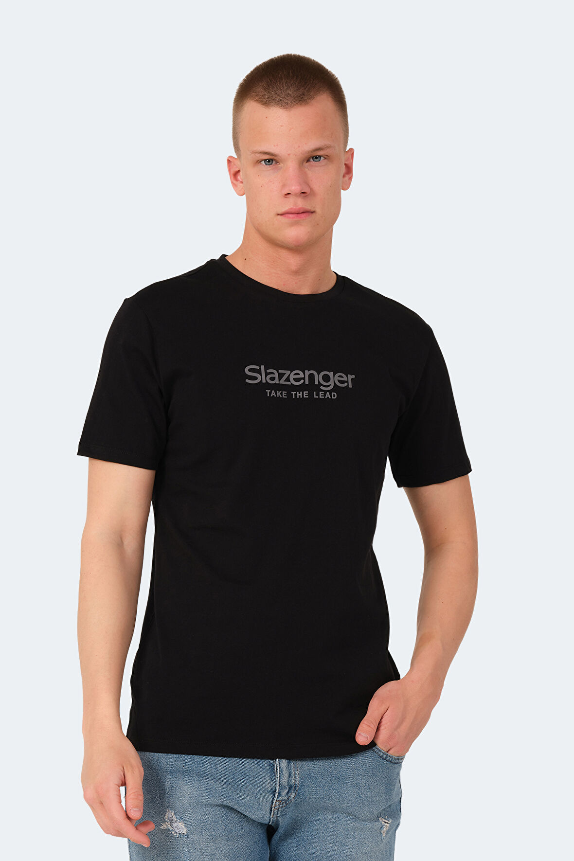 Slazenger VOITTO Erkek  Siyah Tişört