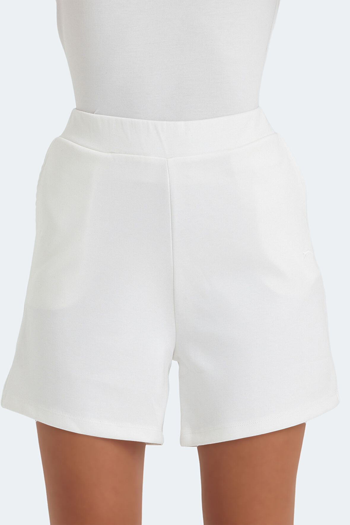 Slazenger VIDAR Kadın Cepli Ekru Şort