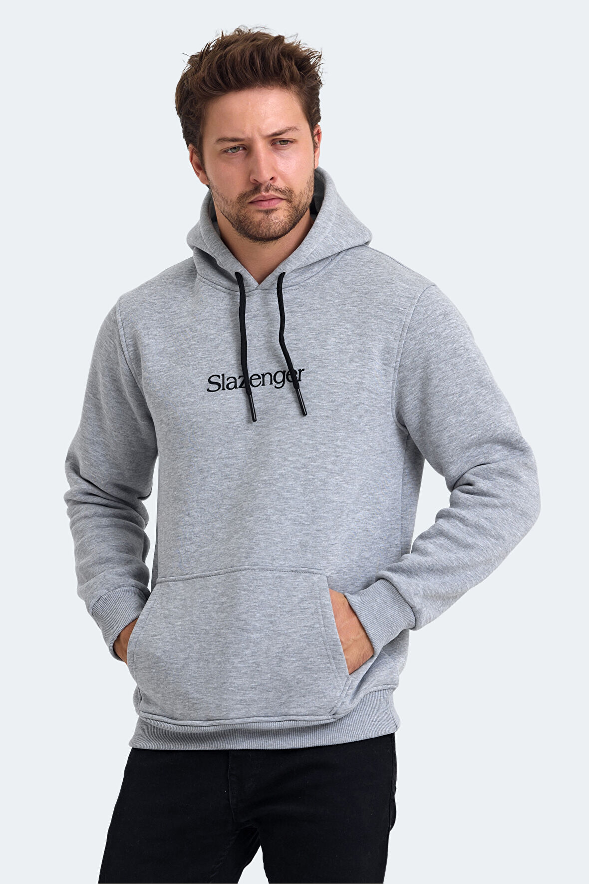 Slazenger OCTAVIA IN Erkek Sweatshirt Gri