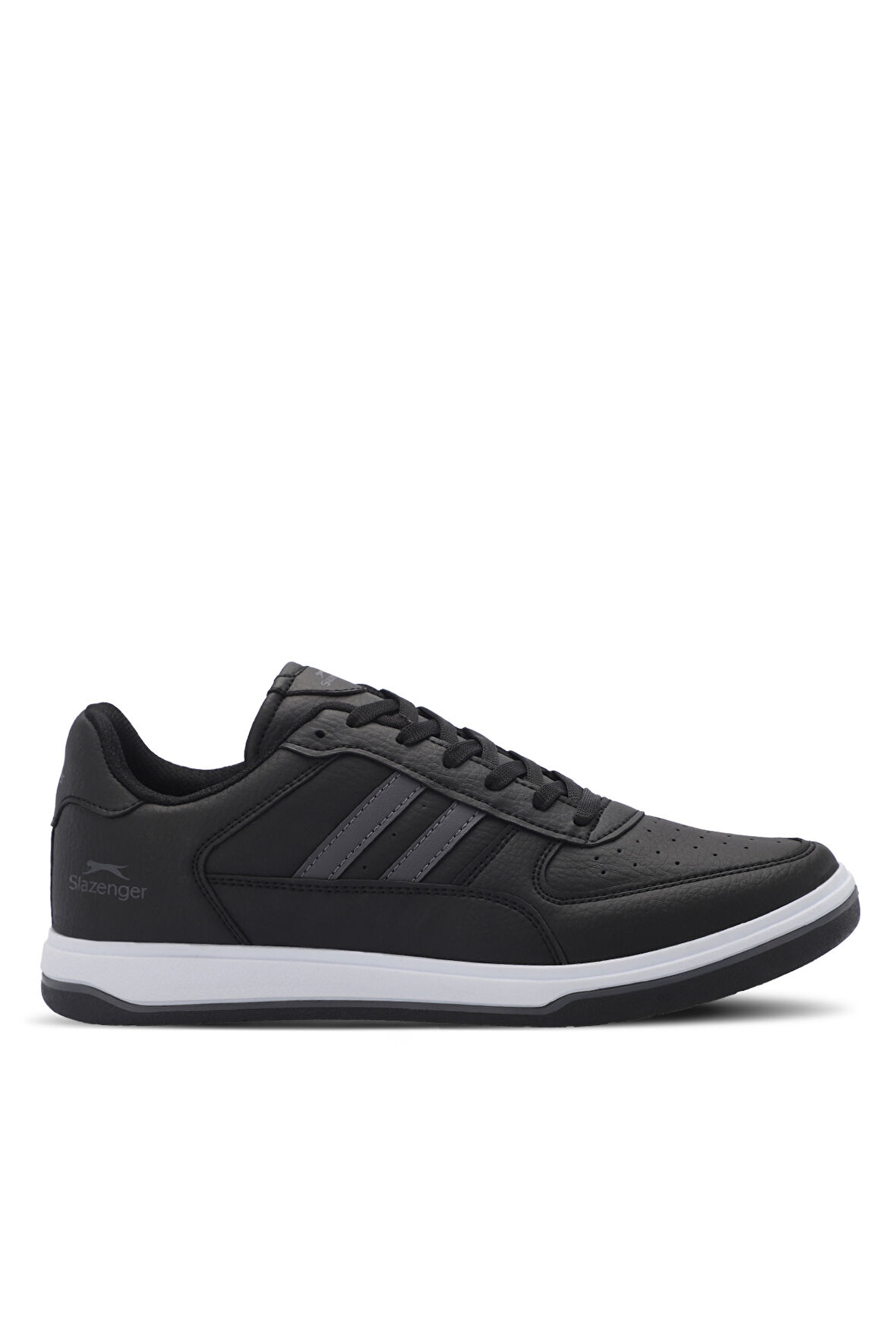 Slazenger ALASTAR I Erkek Sneaker Ayakkabı Siyah / Koyu Gri