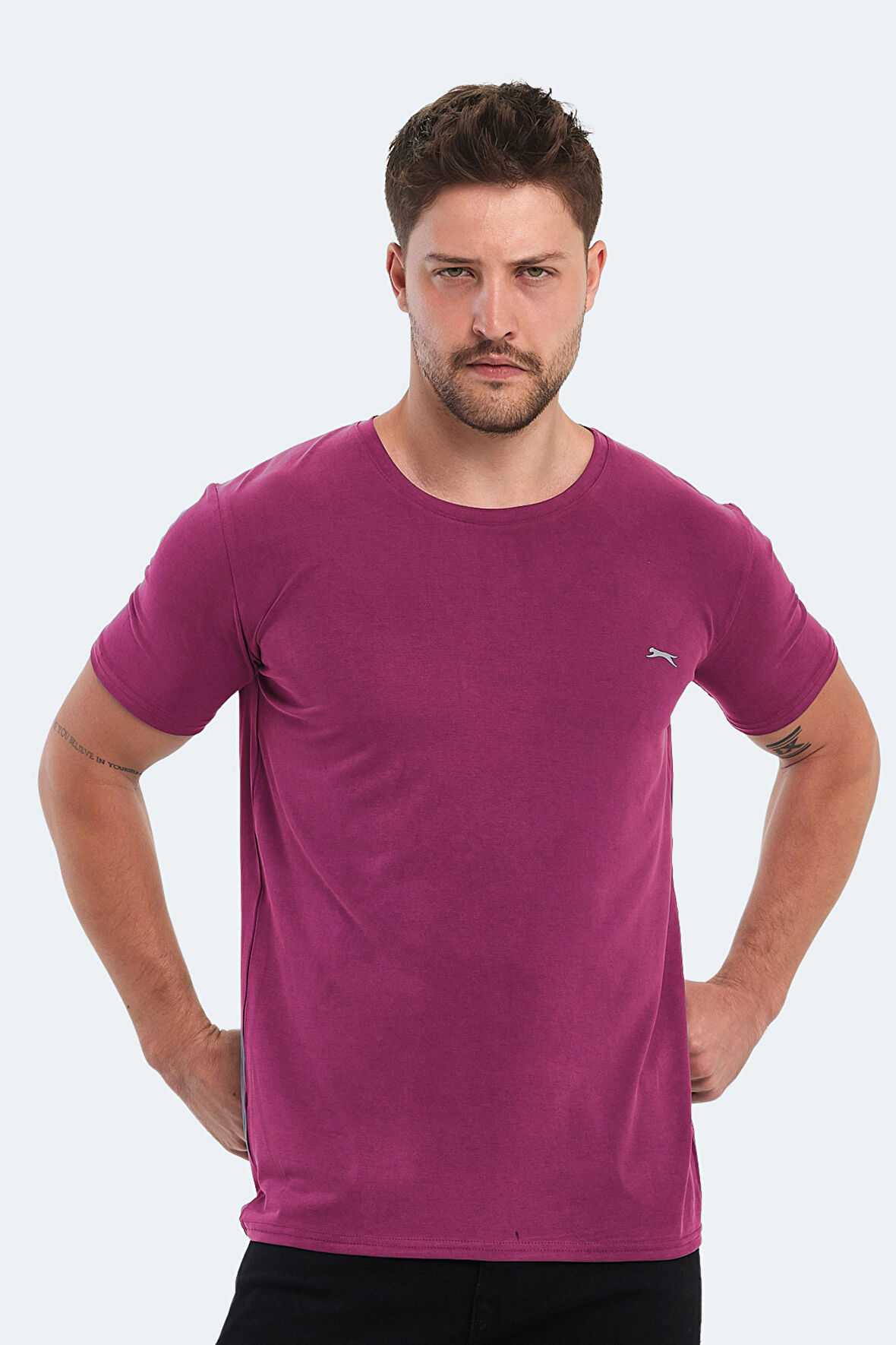 Slazenger KRESTEN I Erkek  Pembe Tişört