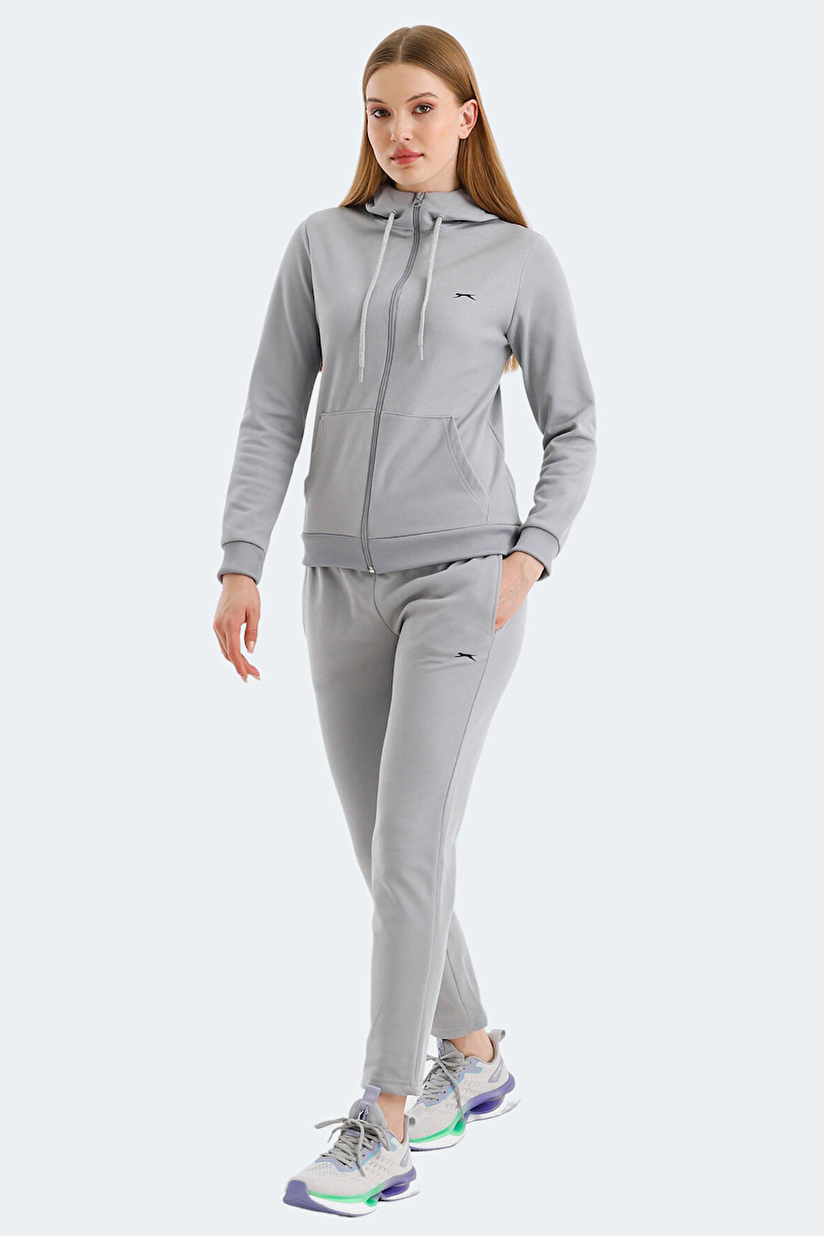 Slazenger RID IN Kadın  Gri Eşofman Takımı