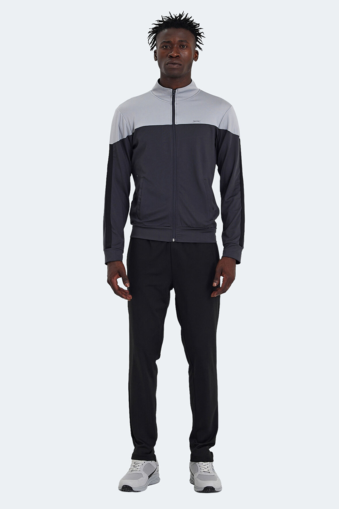 Slazenger RAPIDLY Erkek  Koyu Gri Eşofman Takımı