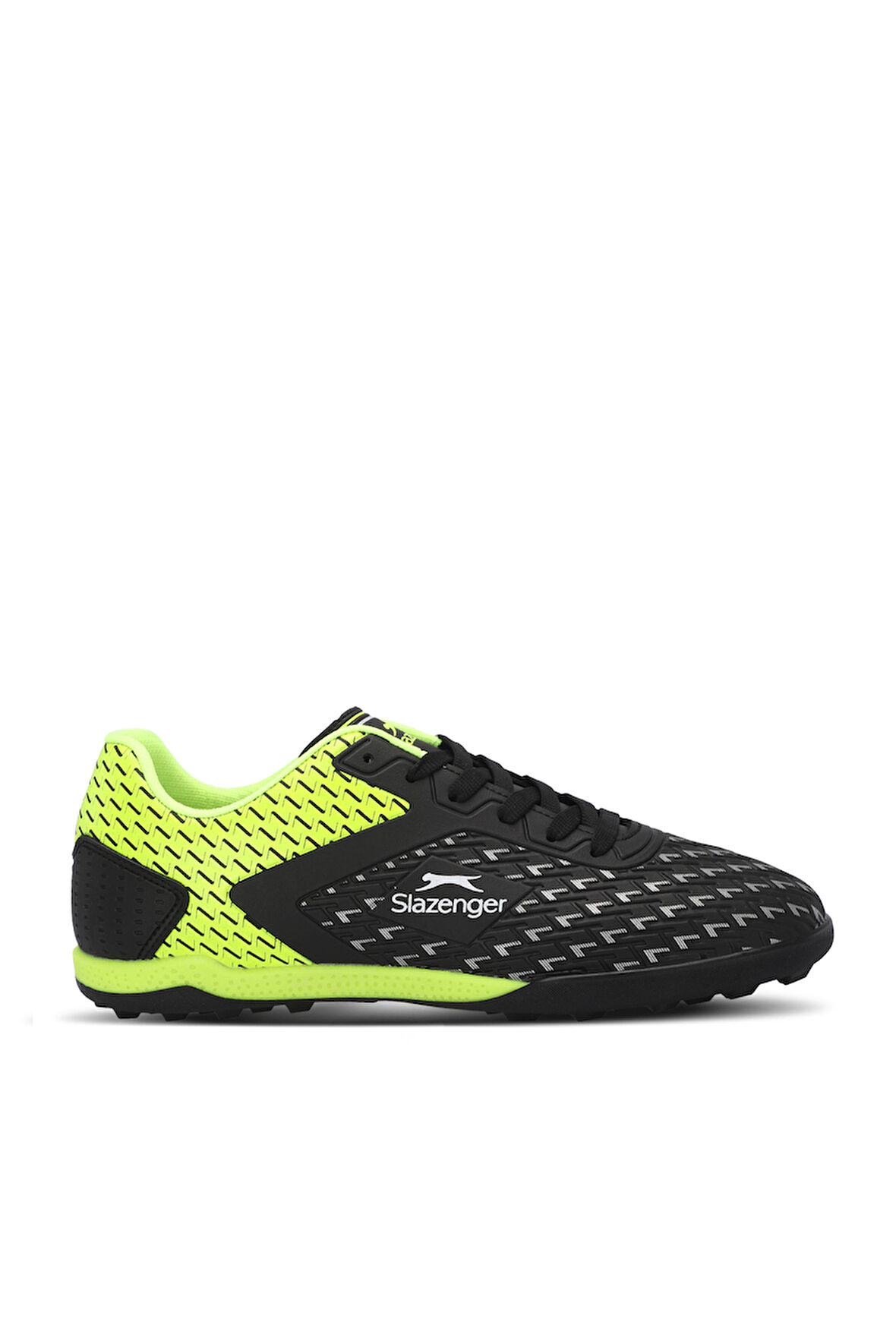 Slazenger CYCLE I Unisex Çocuk Futbol Ayakkabı Siyah / Yeşil