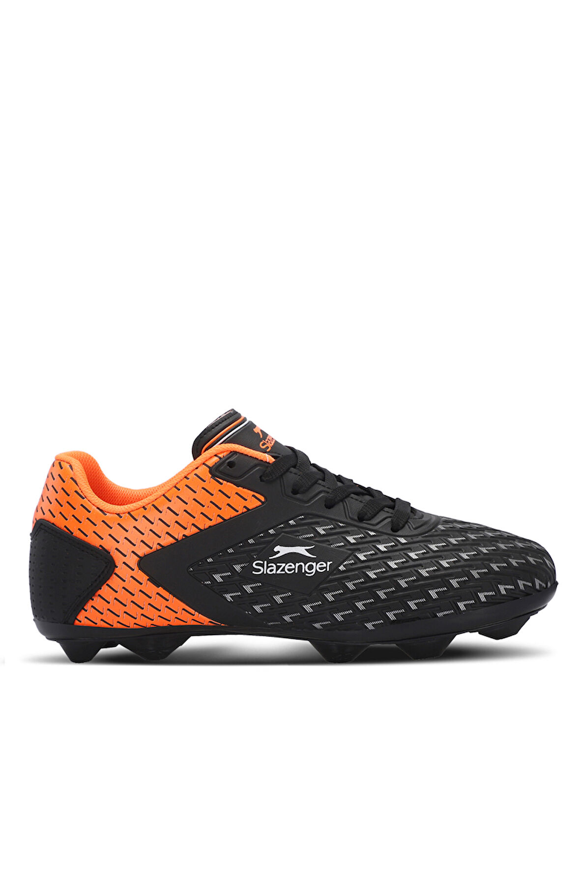 Slazenger CYCLE I Erkek Halı Saha Siyah / Turuncu Futbol Ayakkabısı