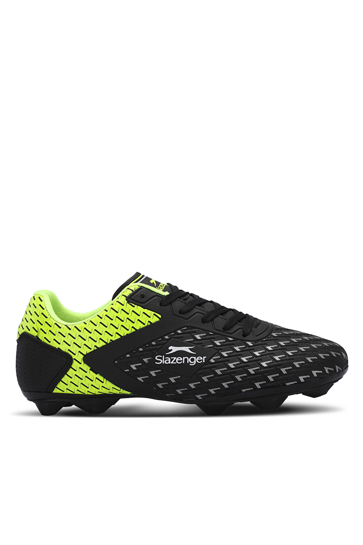 Slazenger CYCLE I Erkek Halı Saha Siyah / Yeşil Futbol Ayakkabısı