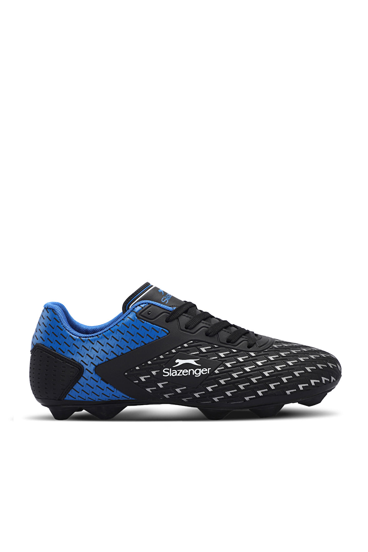 Slazenger CYCLE I Unisex Çocuk Futbol Ayakkabı Siyah / Mavi