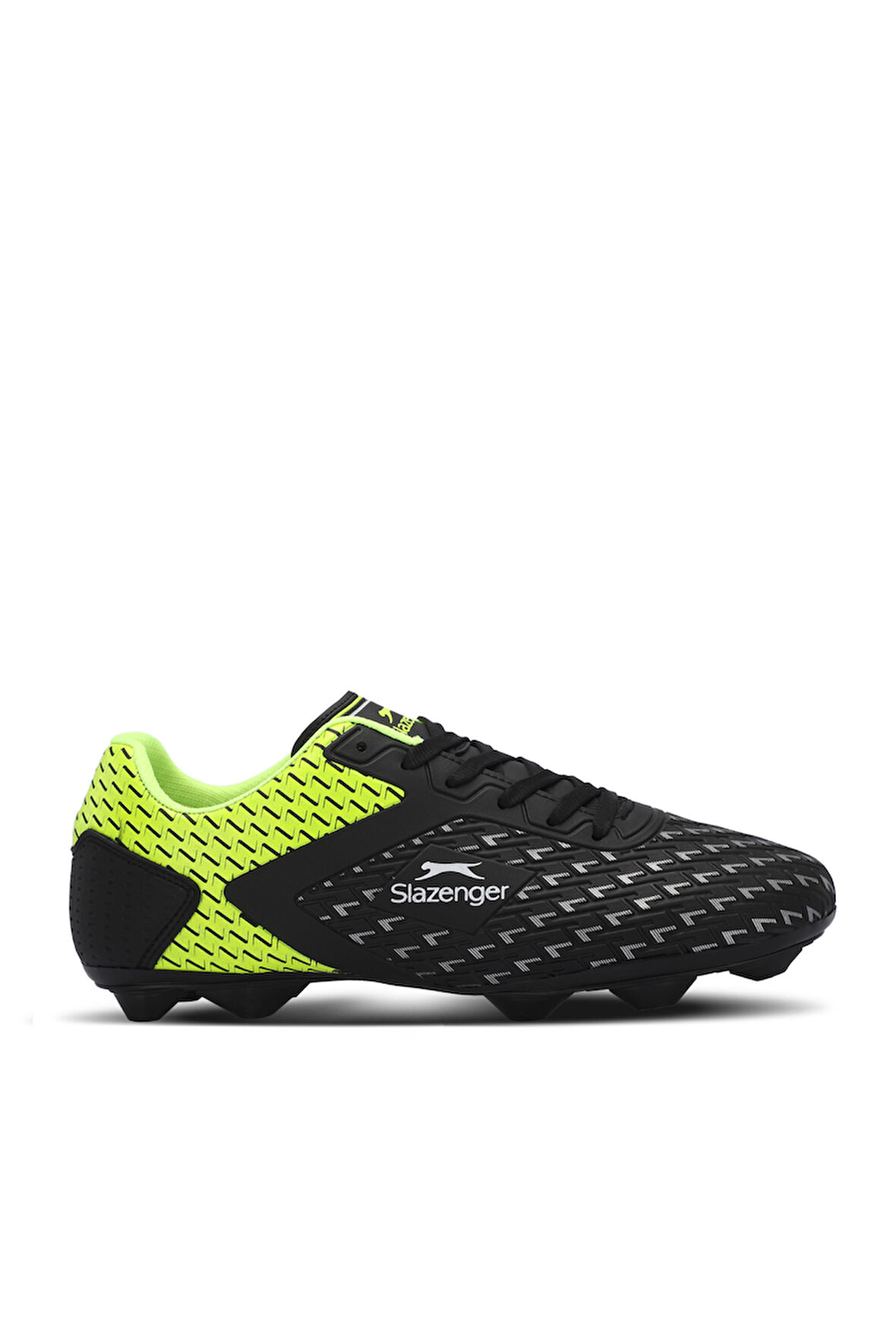 Slazenger CYCLE I Unisex Çocuk Futbol Ayakkabı Siyah / Yeşil