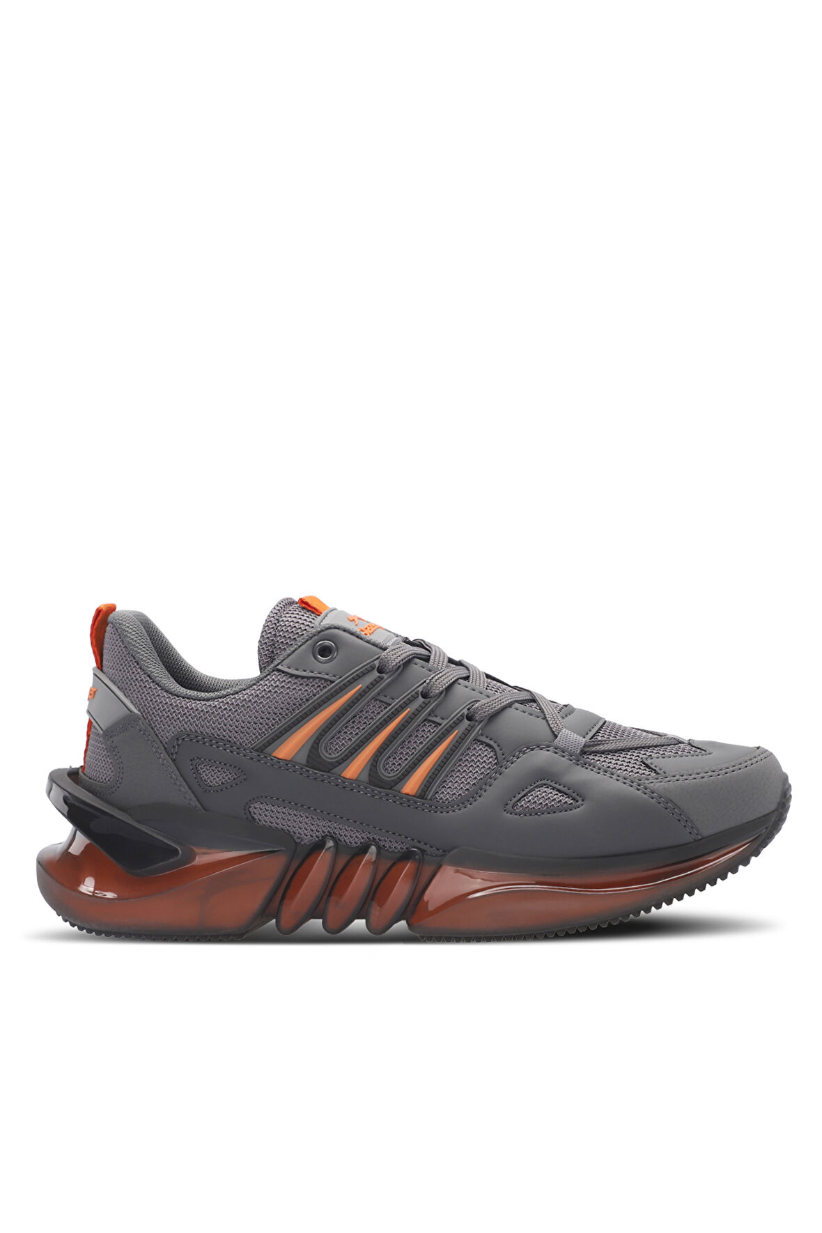Slazenger ZALAR Erkek Sneaker Ayakkabı Koyu Gri / Turuncu