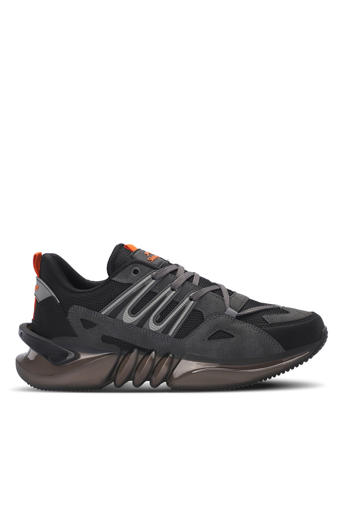 Slazenger ZALAR Erkek Sneaker Ayakkabı Koyu Gri / Siyah