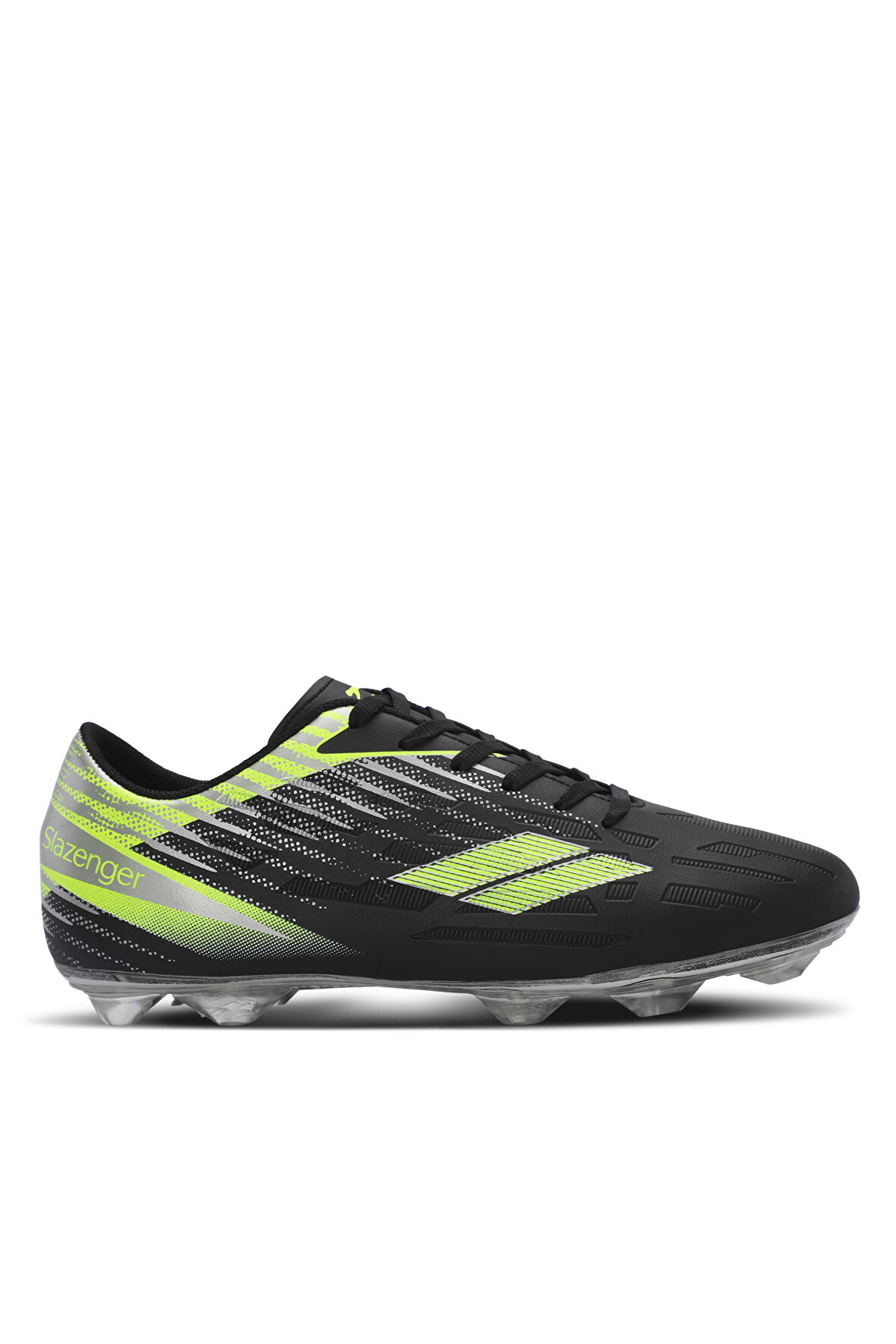 Slazenger CAMBLY Erkek Halı Saha Siyah / Yeşil Futbol Ayakkabısı