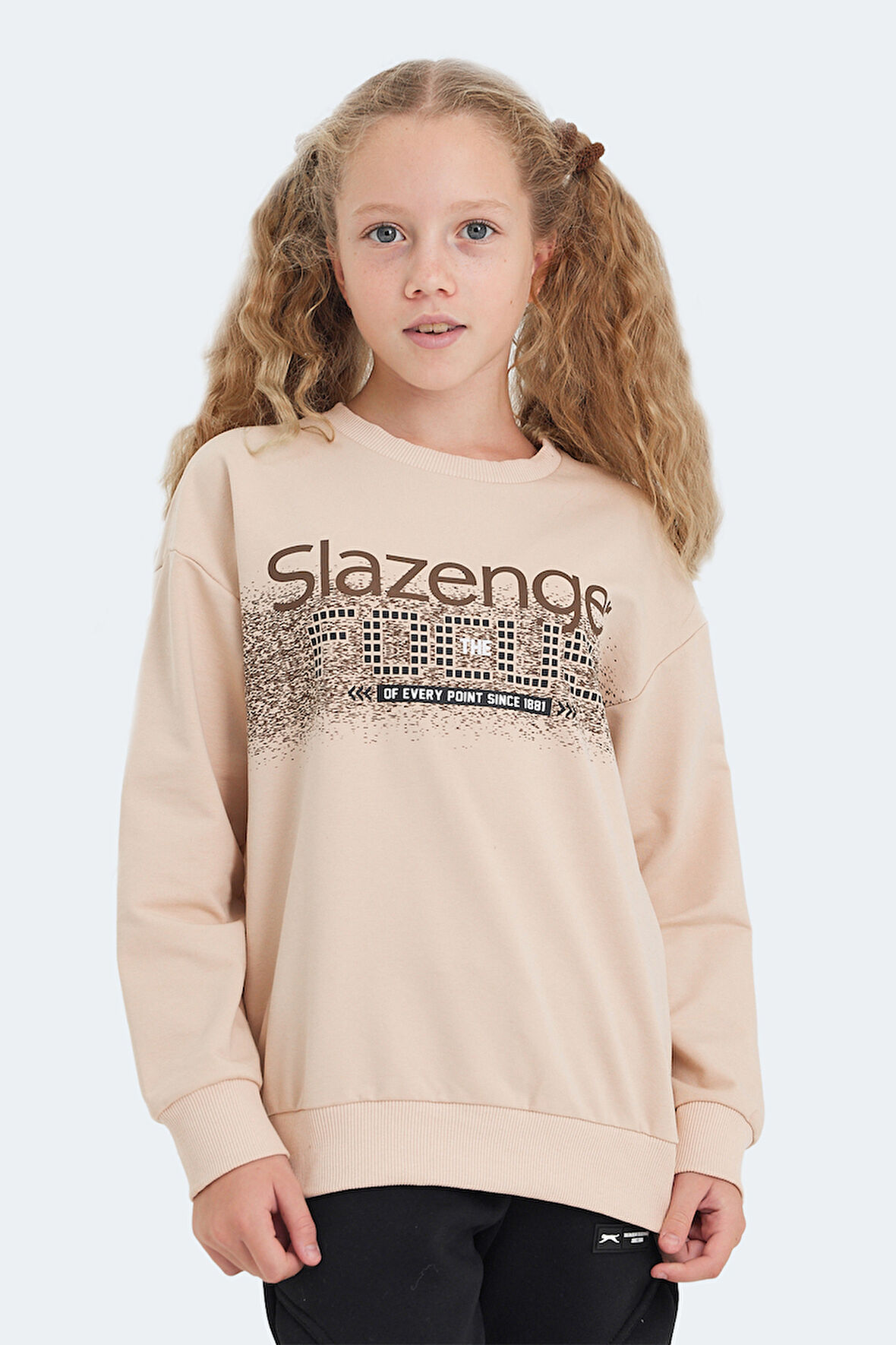 Slazenger LAST Çocuk  Camel Sweatshirt