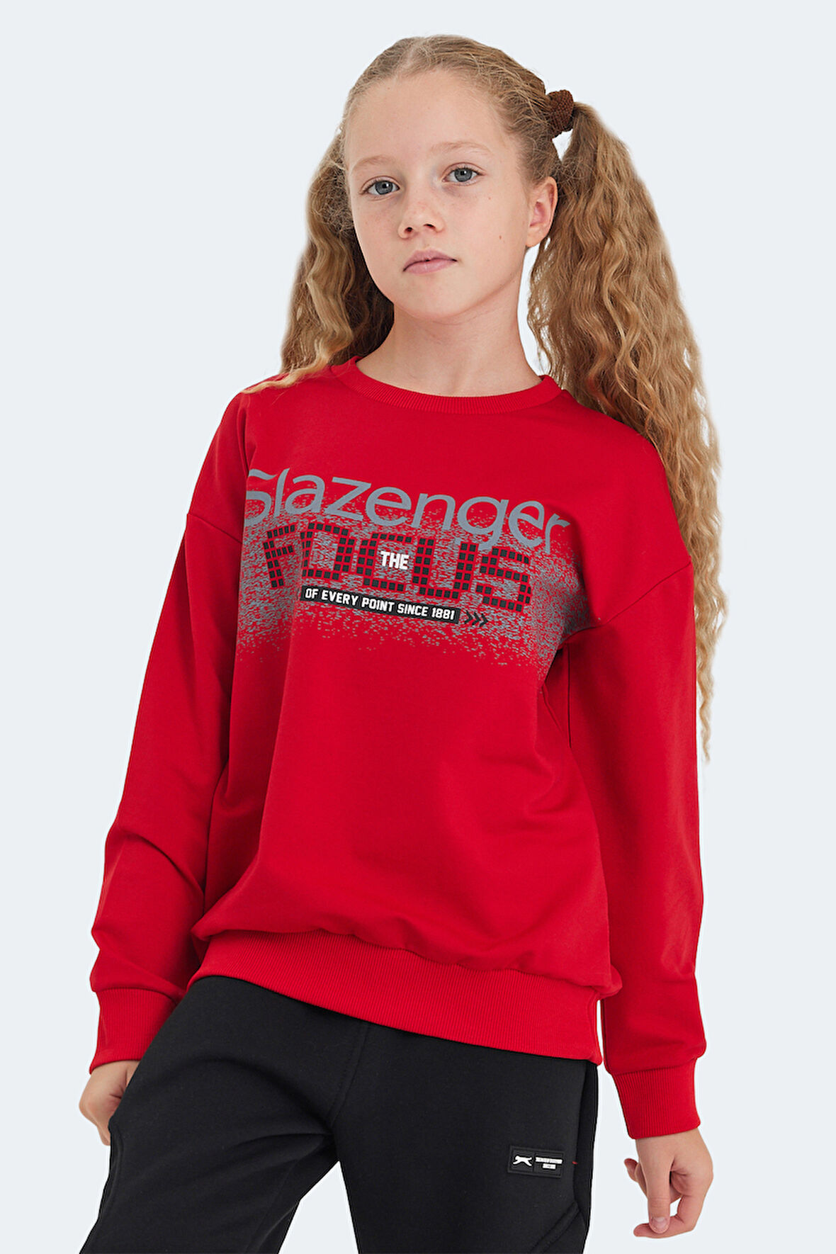 Slazenger LAST Çocuk  Kırmızı Sweatshirt