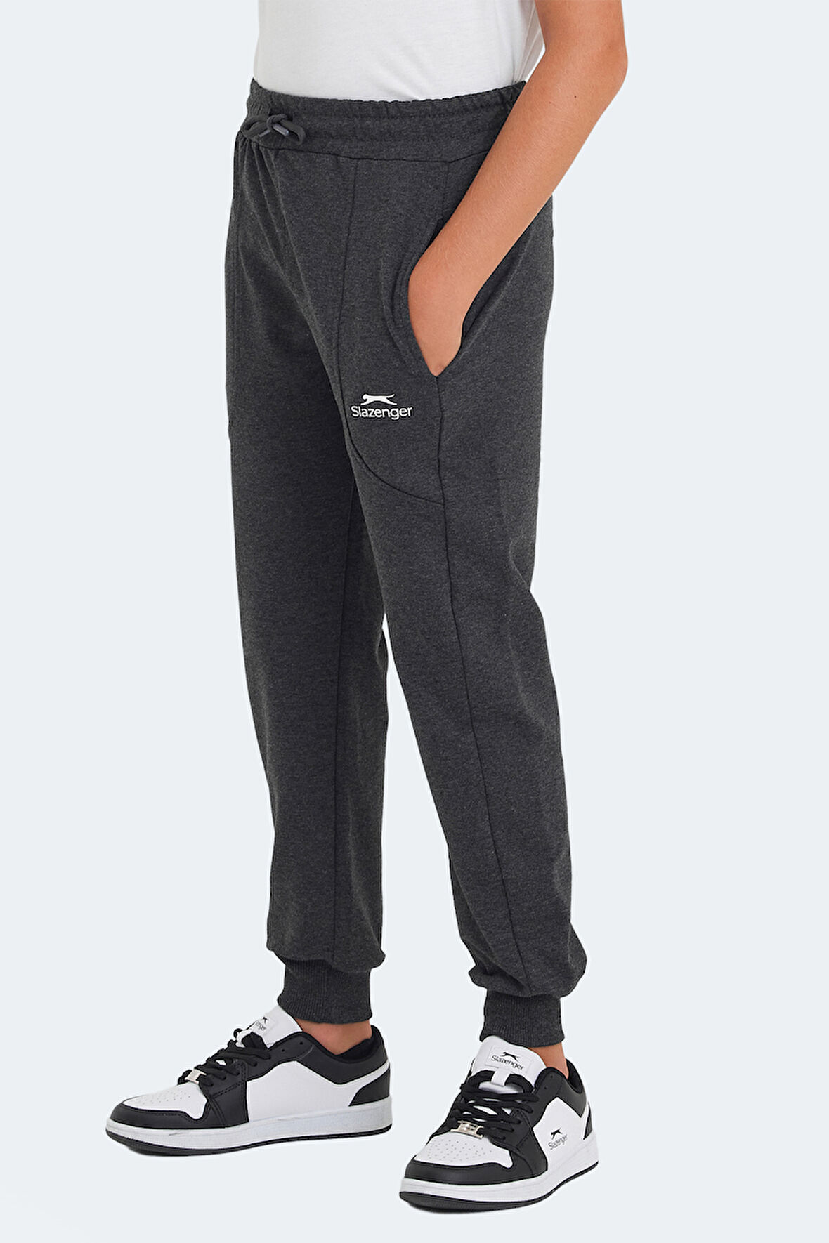 Slazenger LINE Çocuk  Koyu Gri Eşofman Altı
