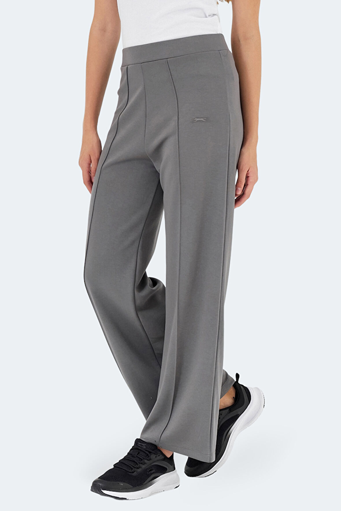 Slazenger VALENTINO Kadın Bol Paça Koyu Gri Eşofman Altı