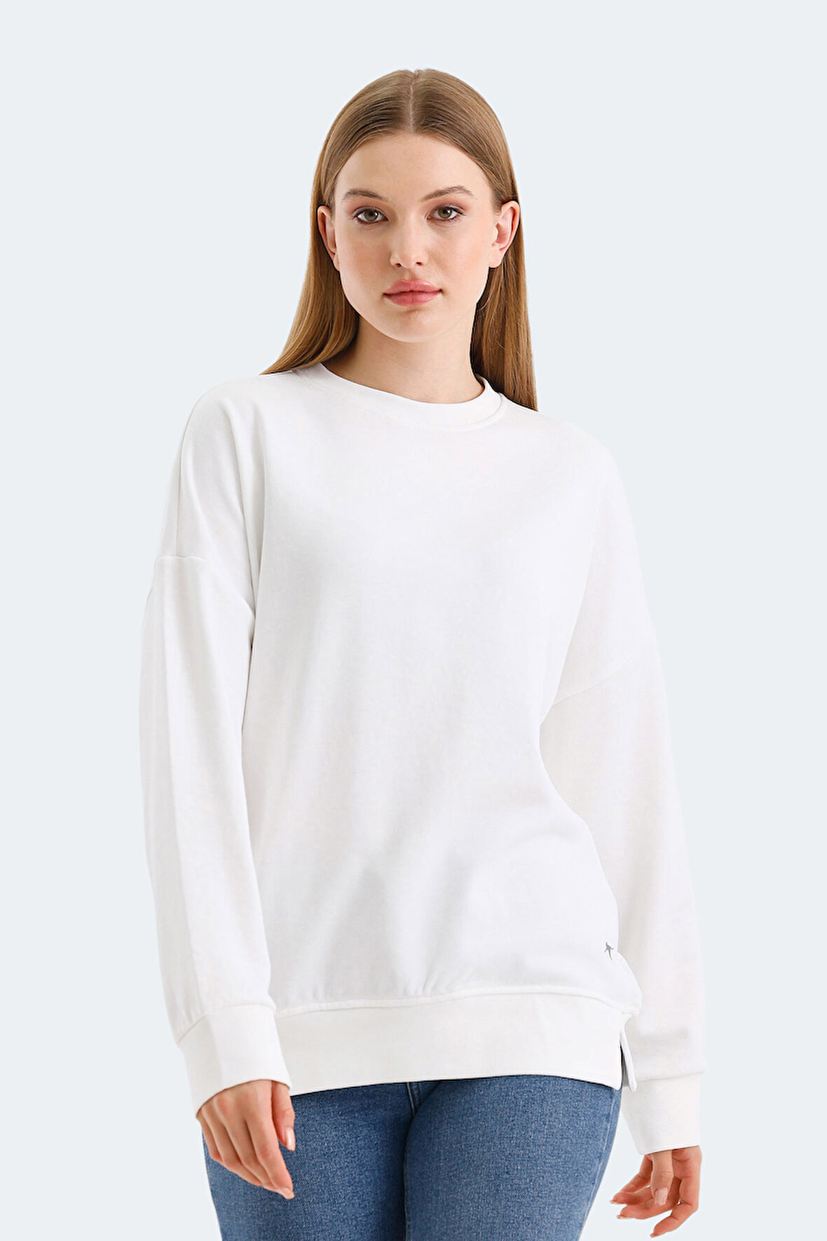 Slazenger VIRTUE Kadın  Beyaz Sweatshirt