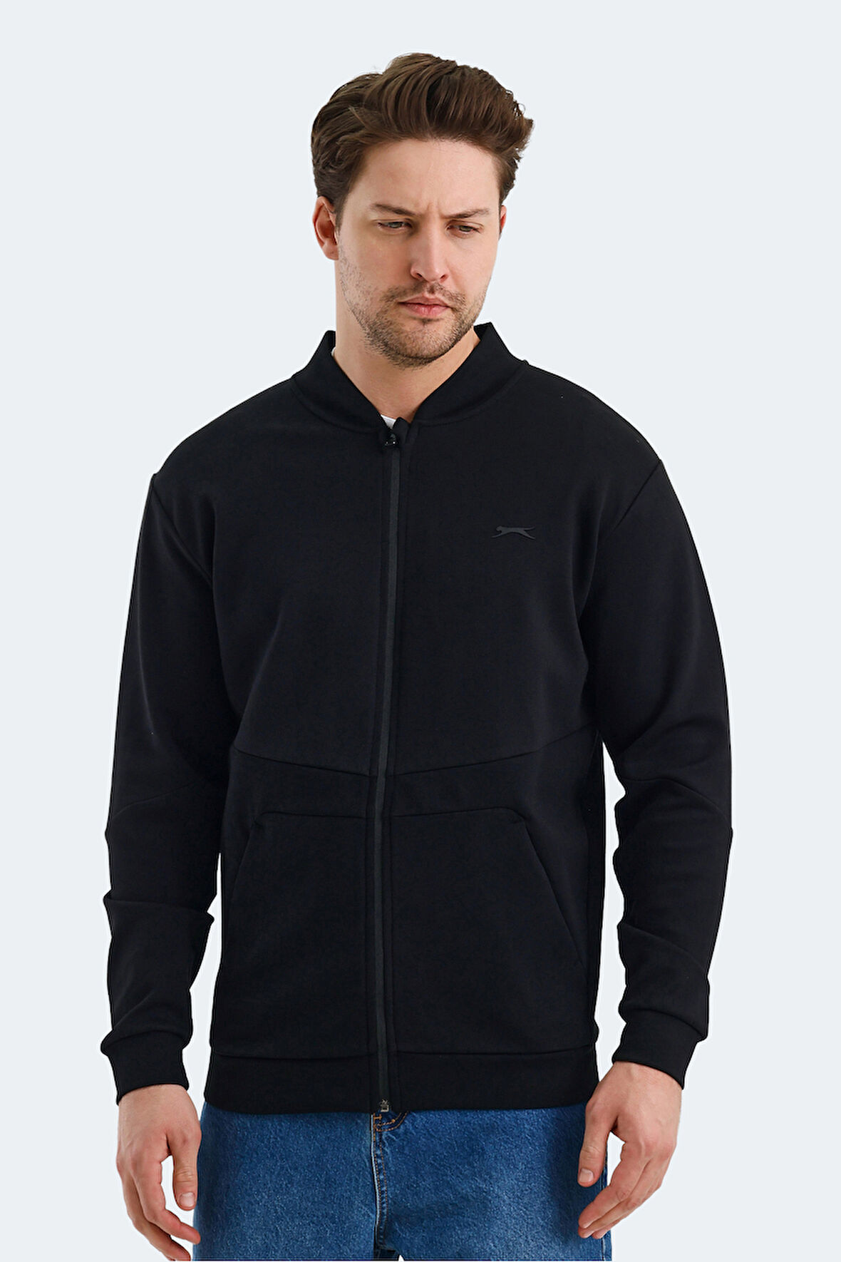 Slazenger VLAD Erkek Sweatshirt Siyah