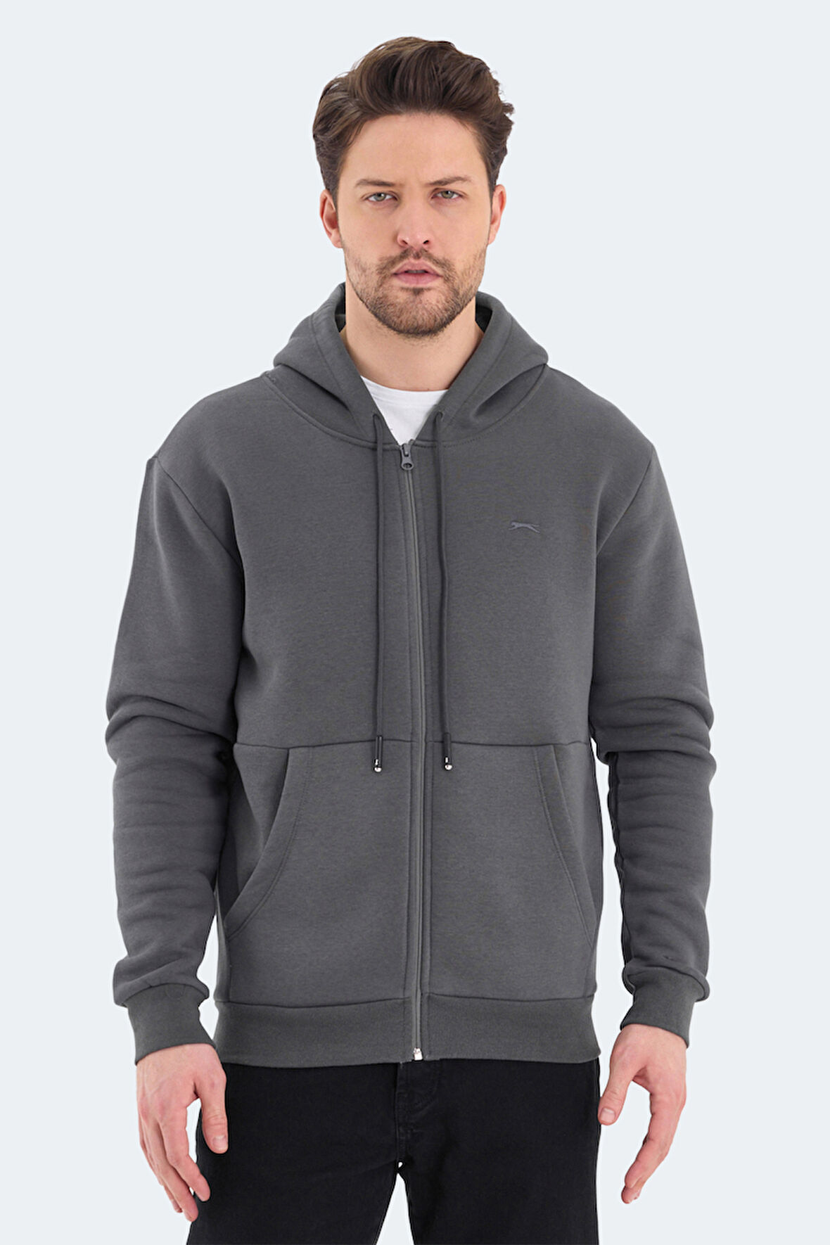 Slazenger VONDA Erkek Sweatshirt Koyu Gri