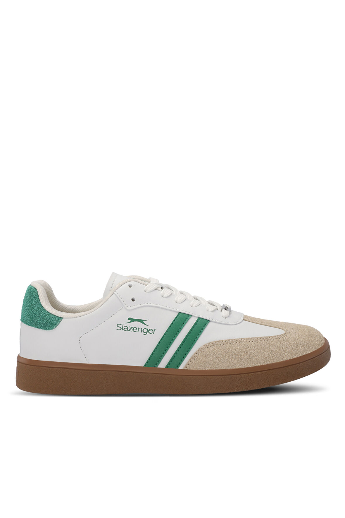Slazenger POUND  I Erkek  Beyaz / Yeşil Günlük Spor Ayakkabısı