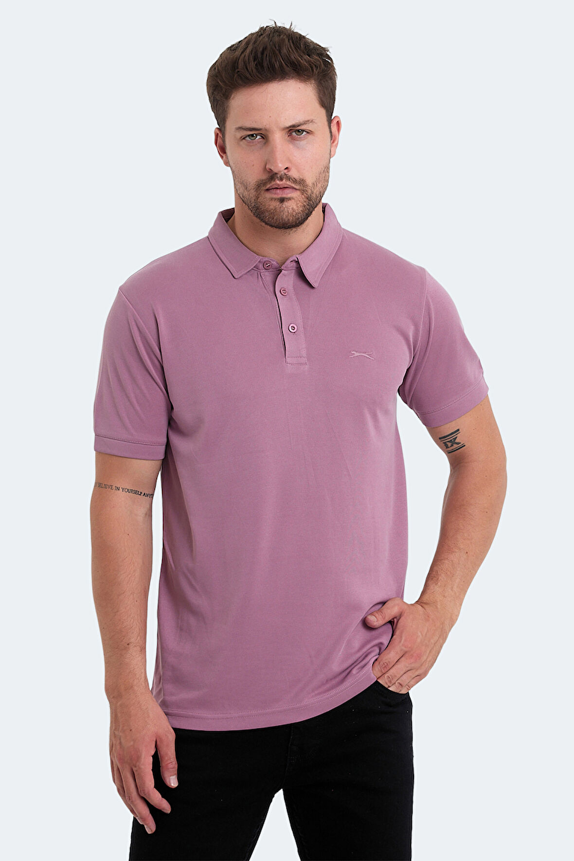 Slazenger KUGGA Erkek  Pudra Tişört