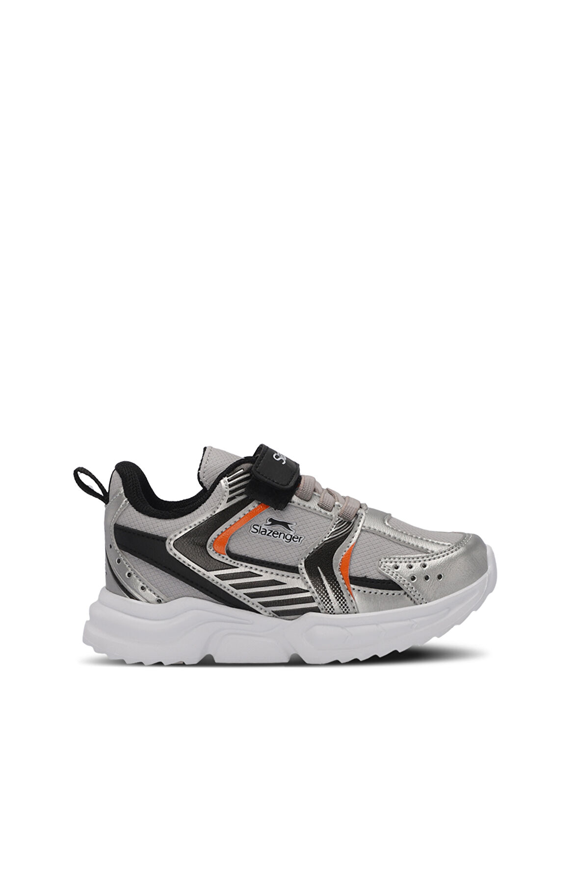 Slazenger KENDALL Çocuk Cırt Cırtlı Gri / Siyah Günlük Spor Ayakkabısı