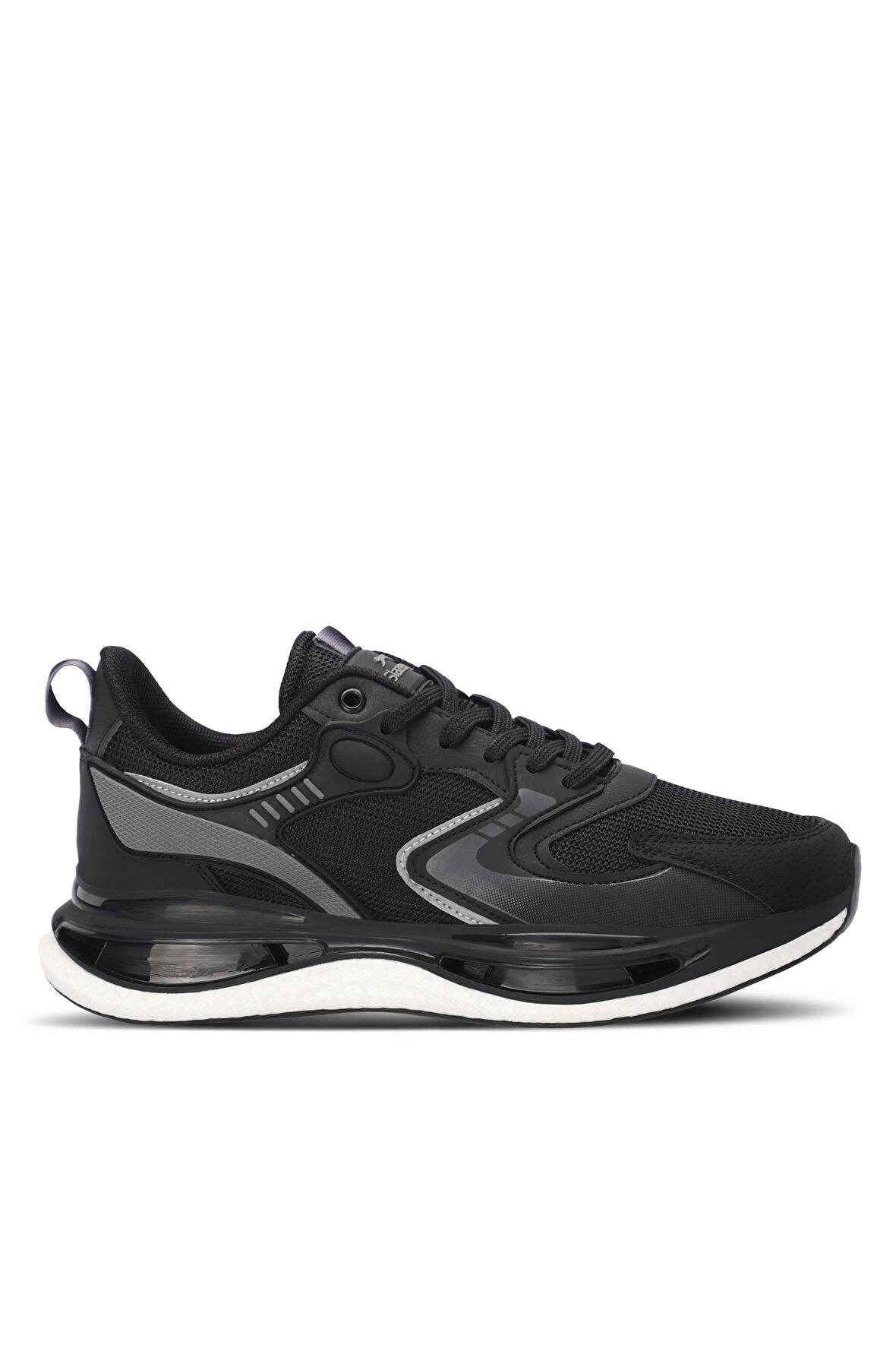 Slazenger ZOWIE Erkek Sneaker Ayakkabı Siyah / Koyu Gri