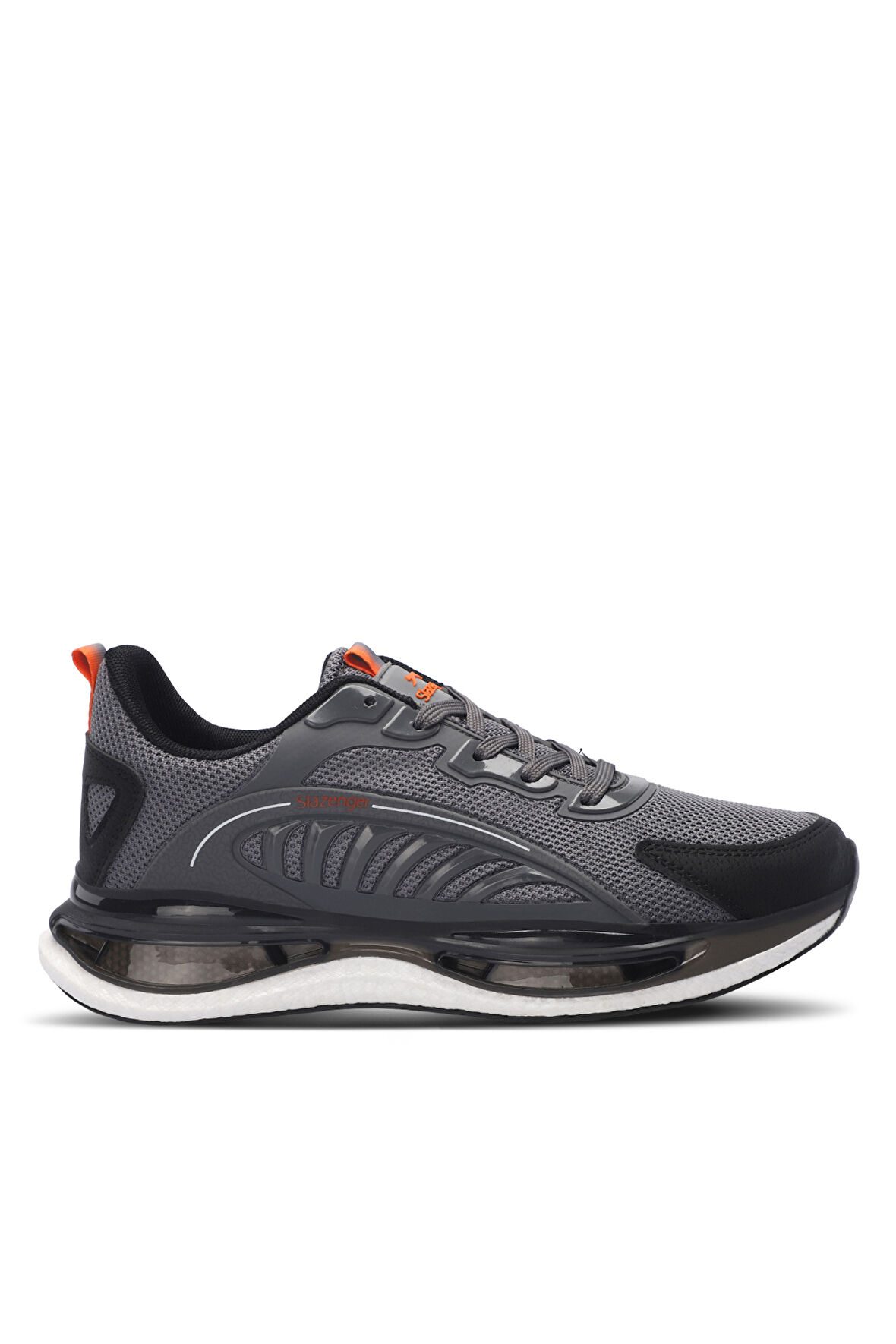 Slazenger ZEUS Erkek Sneaker Ayakkabı Koyu Gri / Turuncu