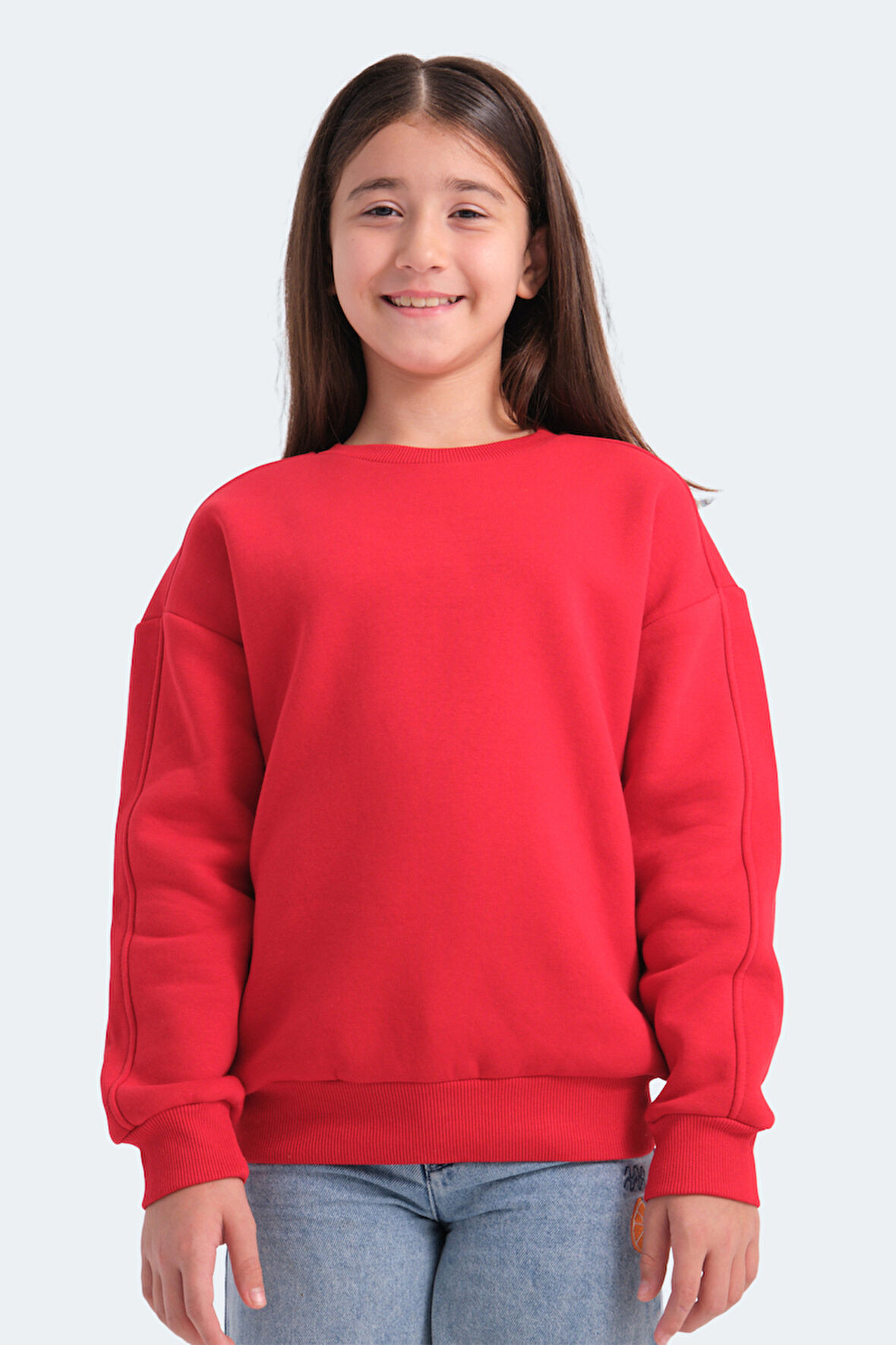 Slazenger LOGAN Çocuk  Kırmızı Sweatshirt