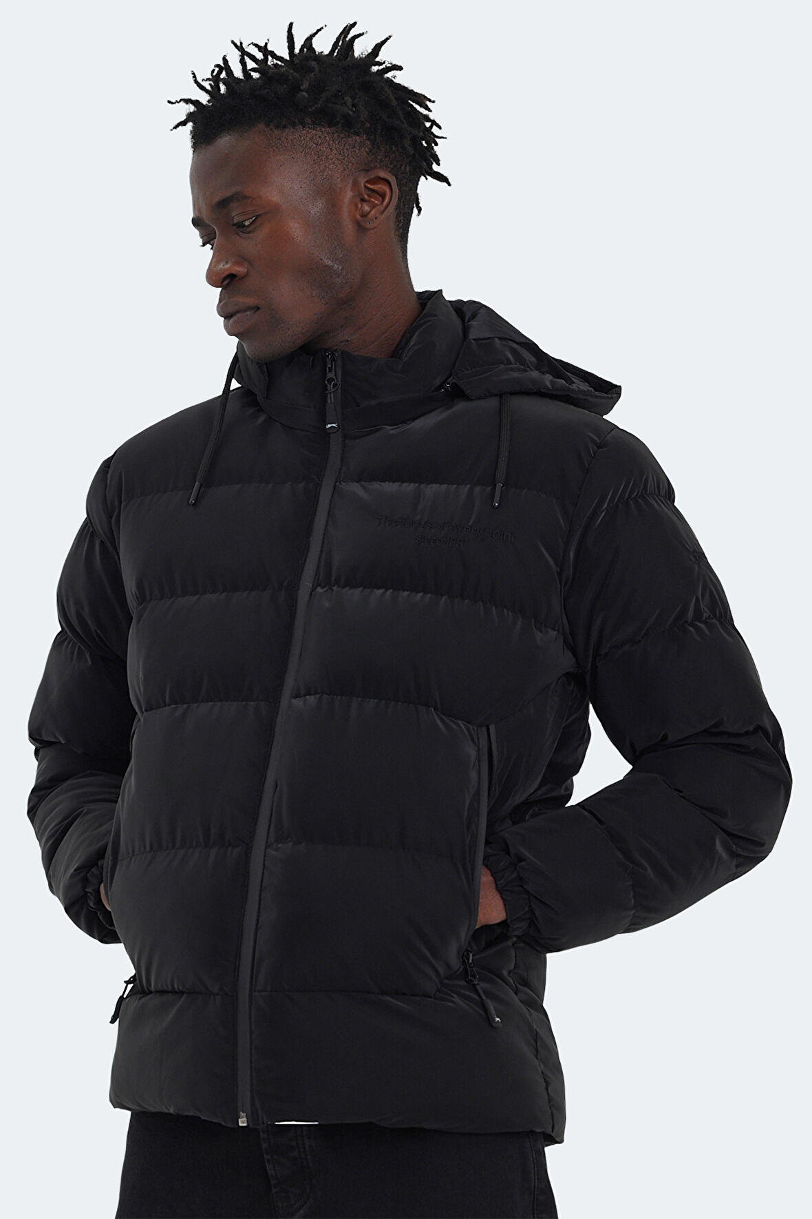 Slazenger HEINER Erkek  Siyah Mont & Kaban