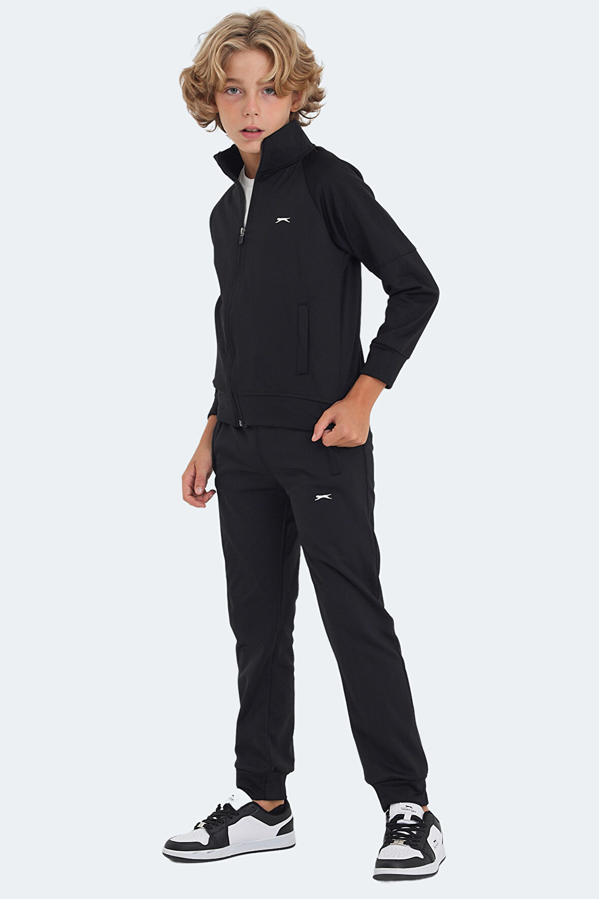 Slazenger NEXT Unisex Çocuk Eşofman Takımı Siyah