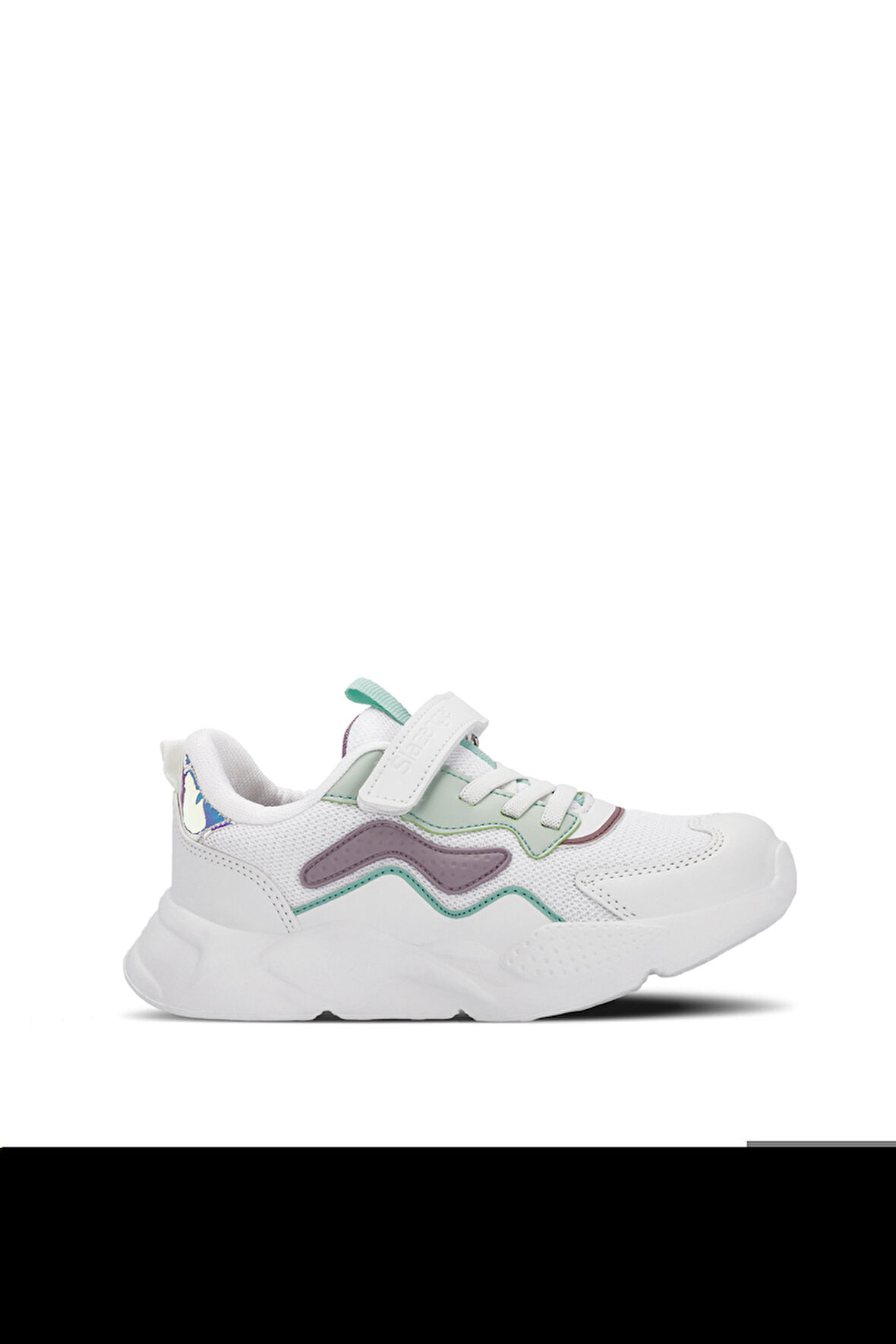 Slazenger PESO I Kız Çocuk Sneaker Ayakkabı Beyaz / Lila