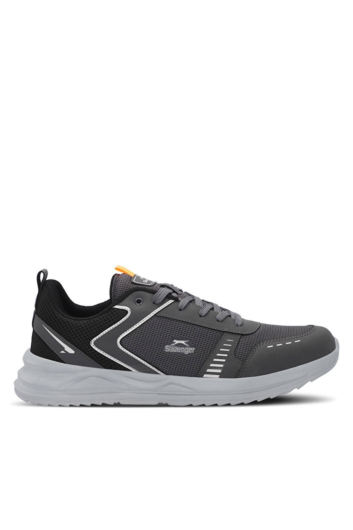 Slazenger GUMMY I Büyük Beden Erkek Sneaker Ayakkabı Koyu Gri