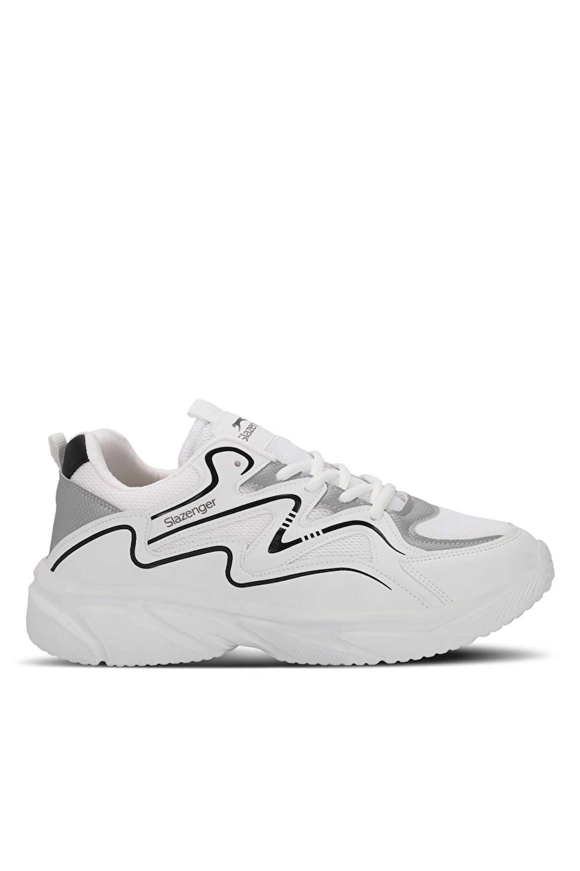 Slazenger MULTI I Erkek  Beyaz / Gri Koşu & Yürüyüş Spor Ayakkabısı