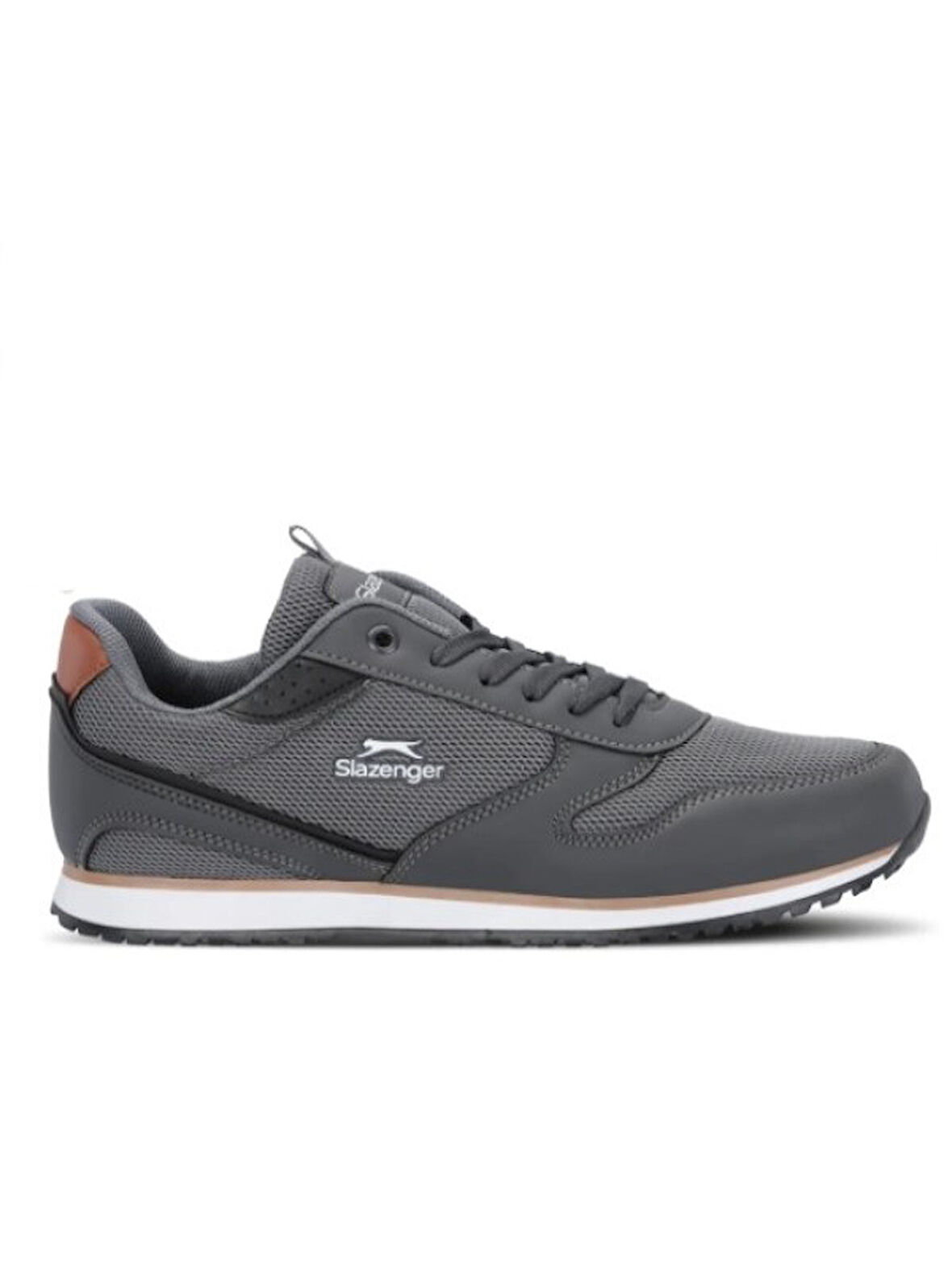 Slazenger Invıcıble Erkek Sneaker Spor Ayakkabı - Slazenger - Füme - ST00149-Füme-41