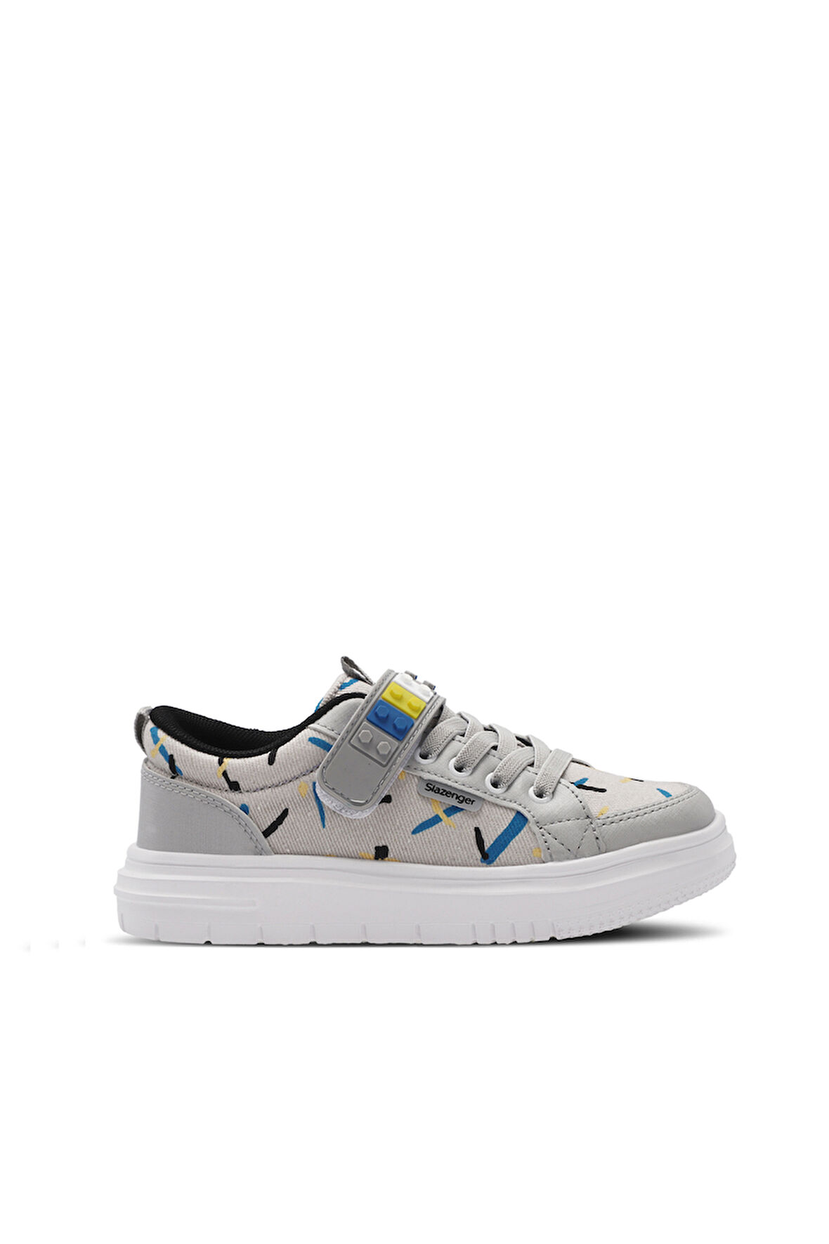 Slazenger NUMANCIA Erkek Çocuk Sneaker Ayakkabı Gri / Siyah