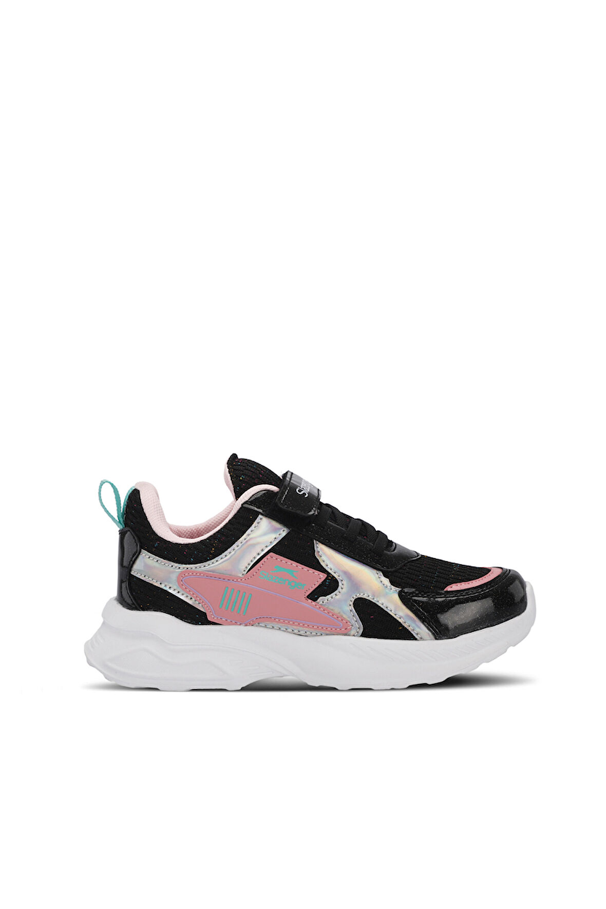 Slazenger KEMBA Çocuk Cırt Cırtlı Siyah / Pembe Günlük Spor Ayakkabısı