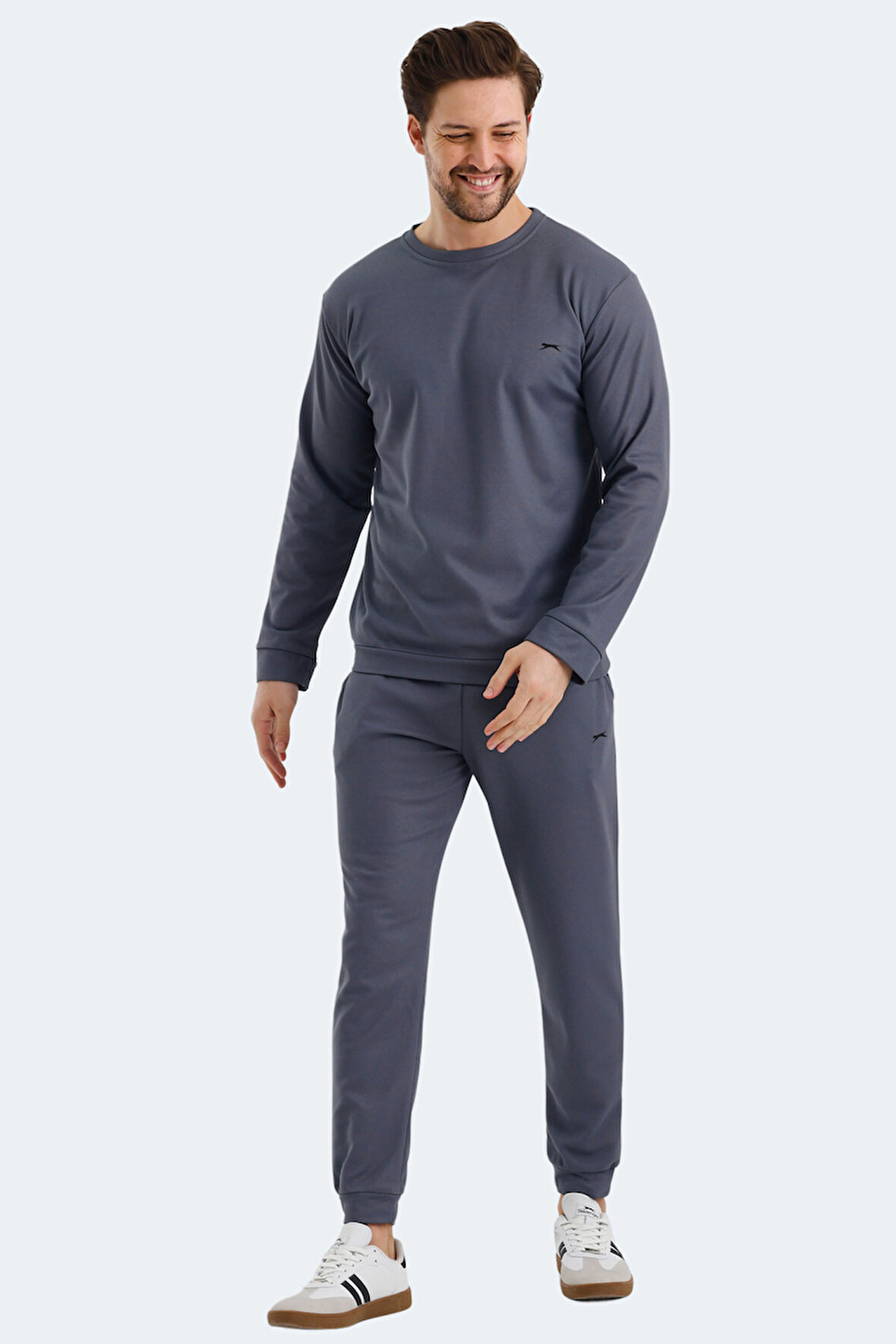Slazenger KINGDOM IN Erkek  Gri Eşofman Takımı