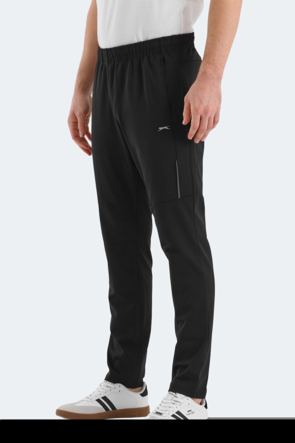 Slazenger ROLO Erkek Cepli Siyah Eşofman Altı