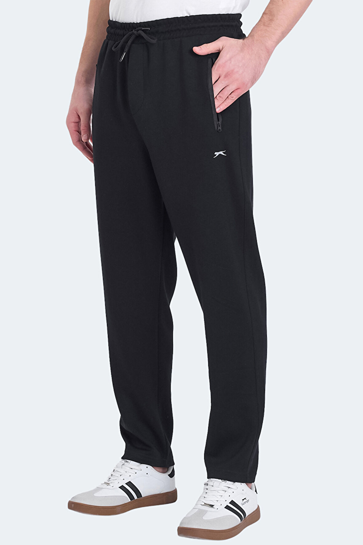 Slazenger KATAR Erkek Cepli Siyah Eşofman Altı