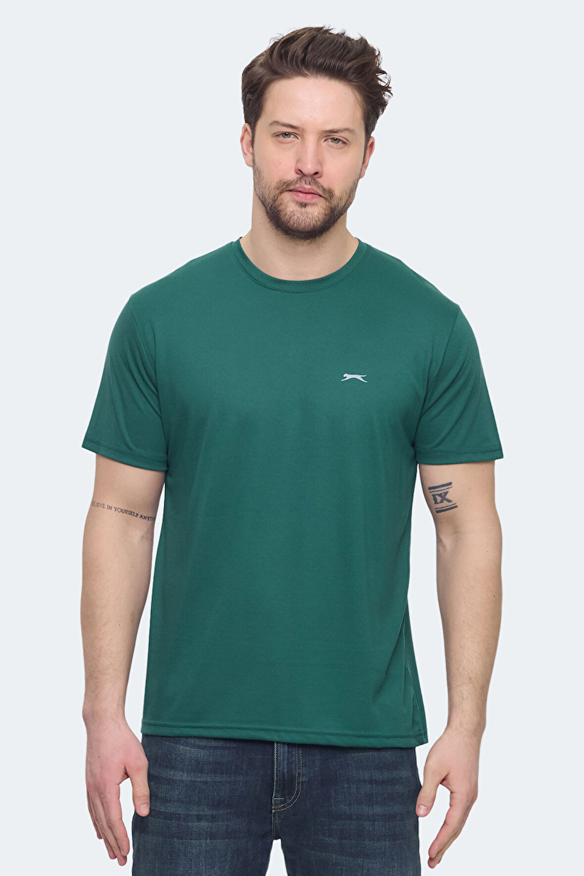 Slazenger KRATER Erkek  Yeşil Tişört