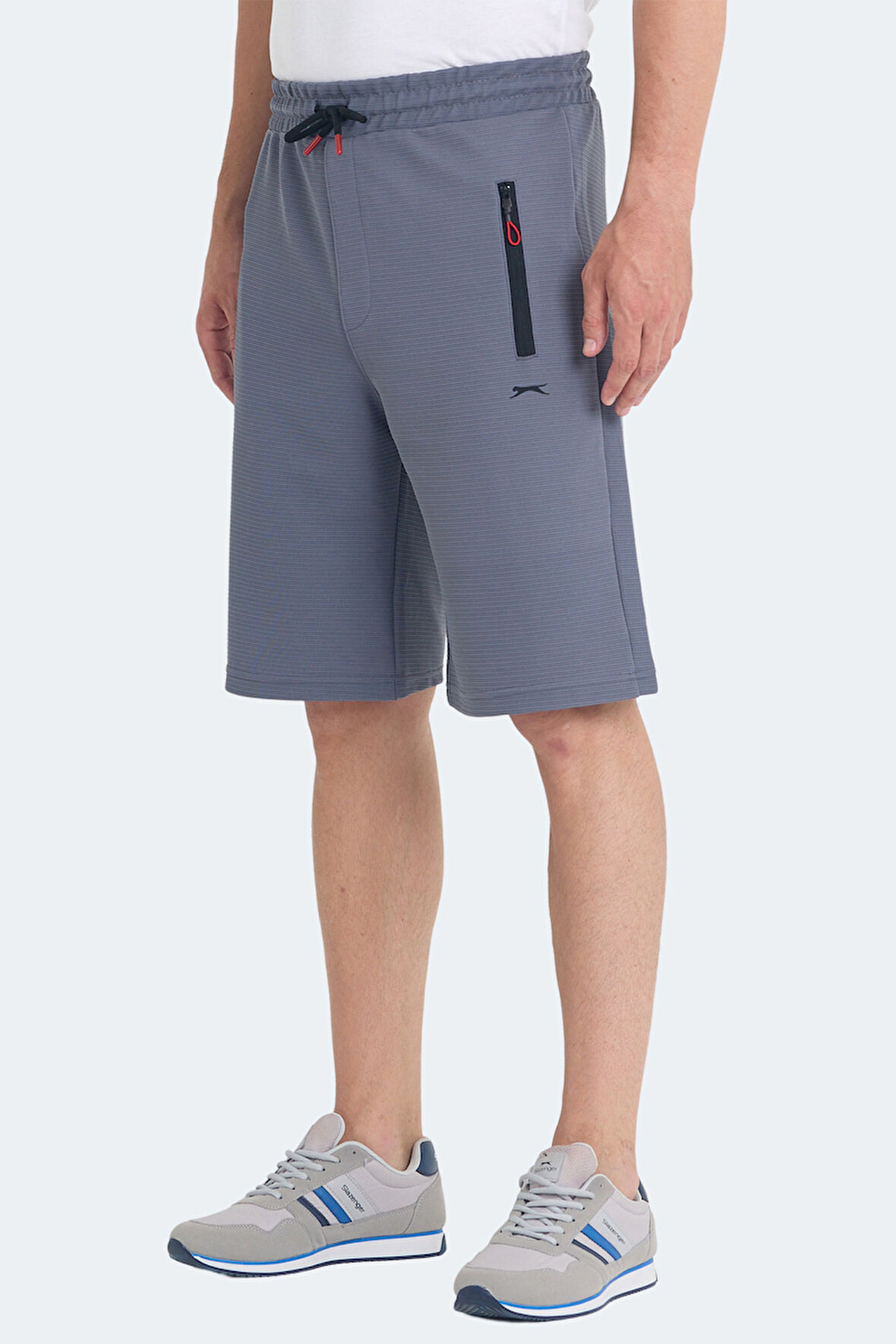 Slazenger OSAKU I Erkek Cepli Koyu Gri Şort